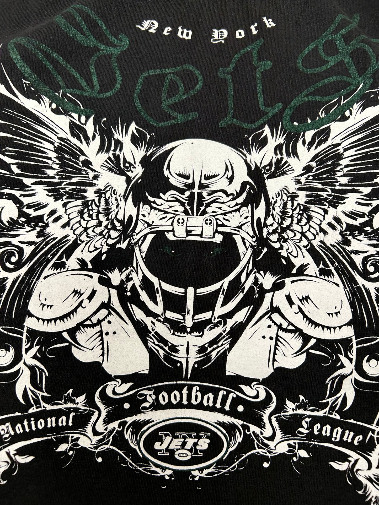 Vintage 00s Reebok New York Jets NFL Tee 23.75x28.25 Inches XL Fit