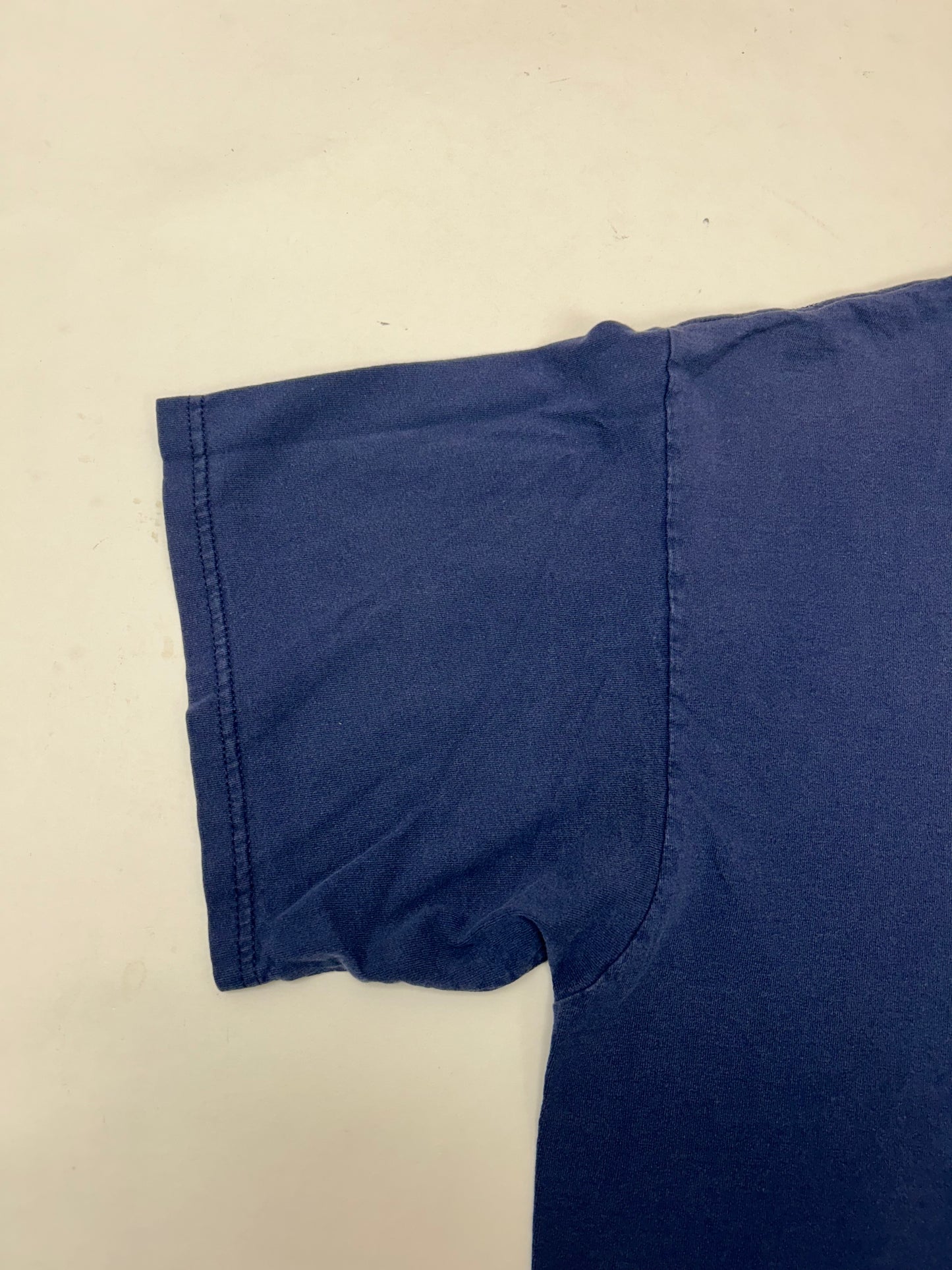 Vintage 90s Nike Embroidered Swoosh Essential Tee Navy XL 25x29.5 Inches