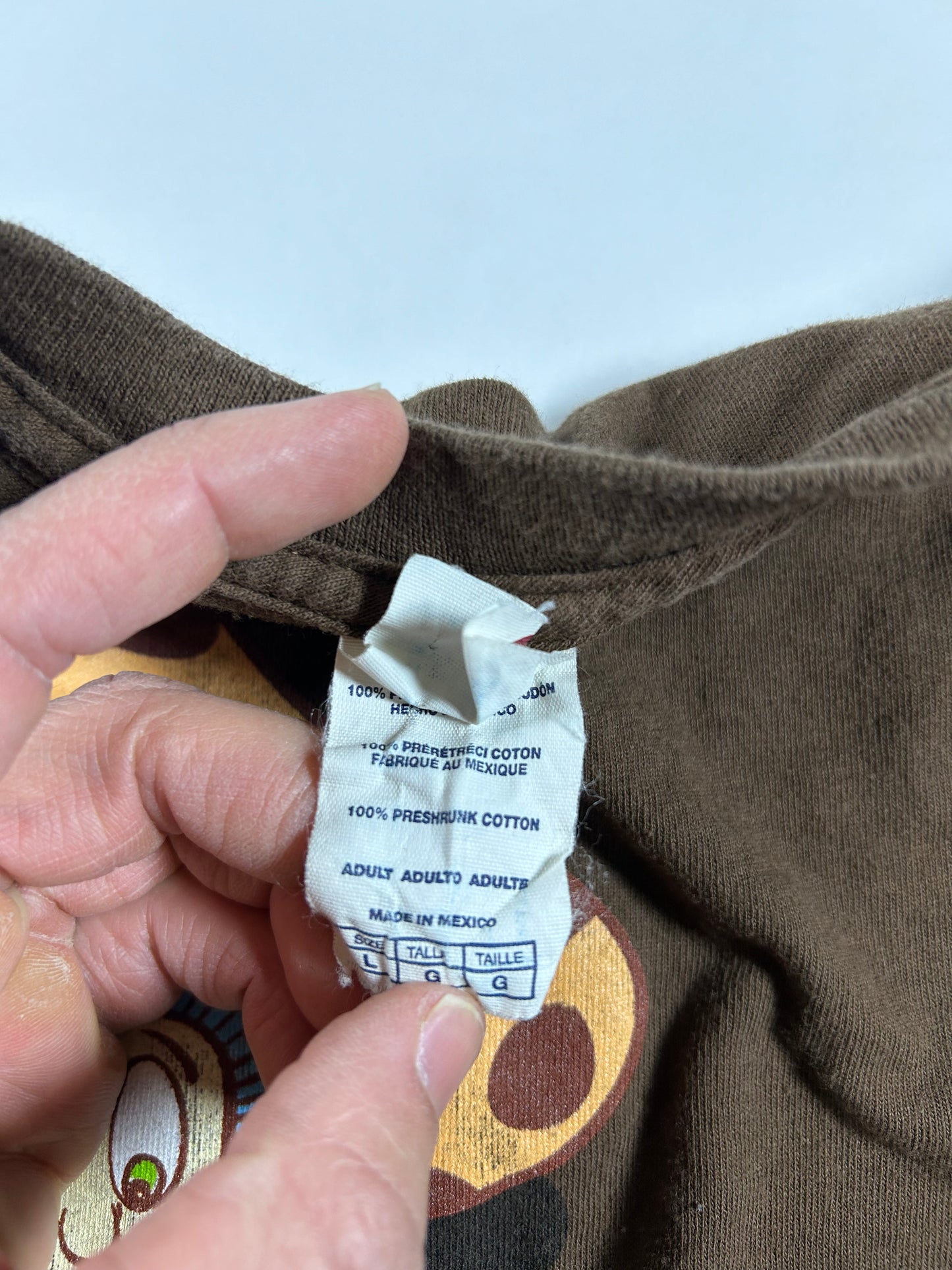 2000s I'm A Fun Guy Graphic Funny Parody Tee Tagged Large Can Fit Medium 21.5x26 Inches Delta Pro Weight Brown Shirt