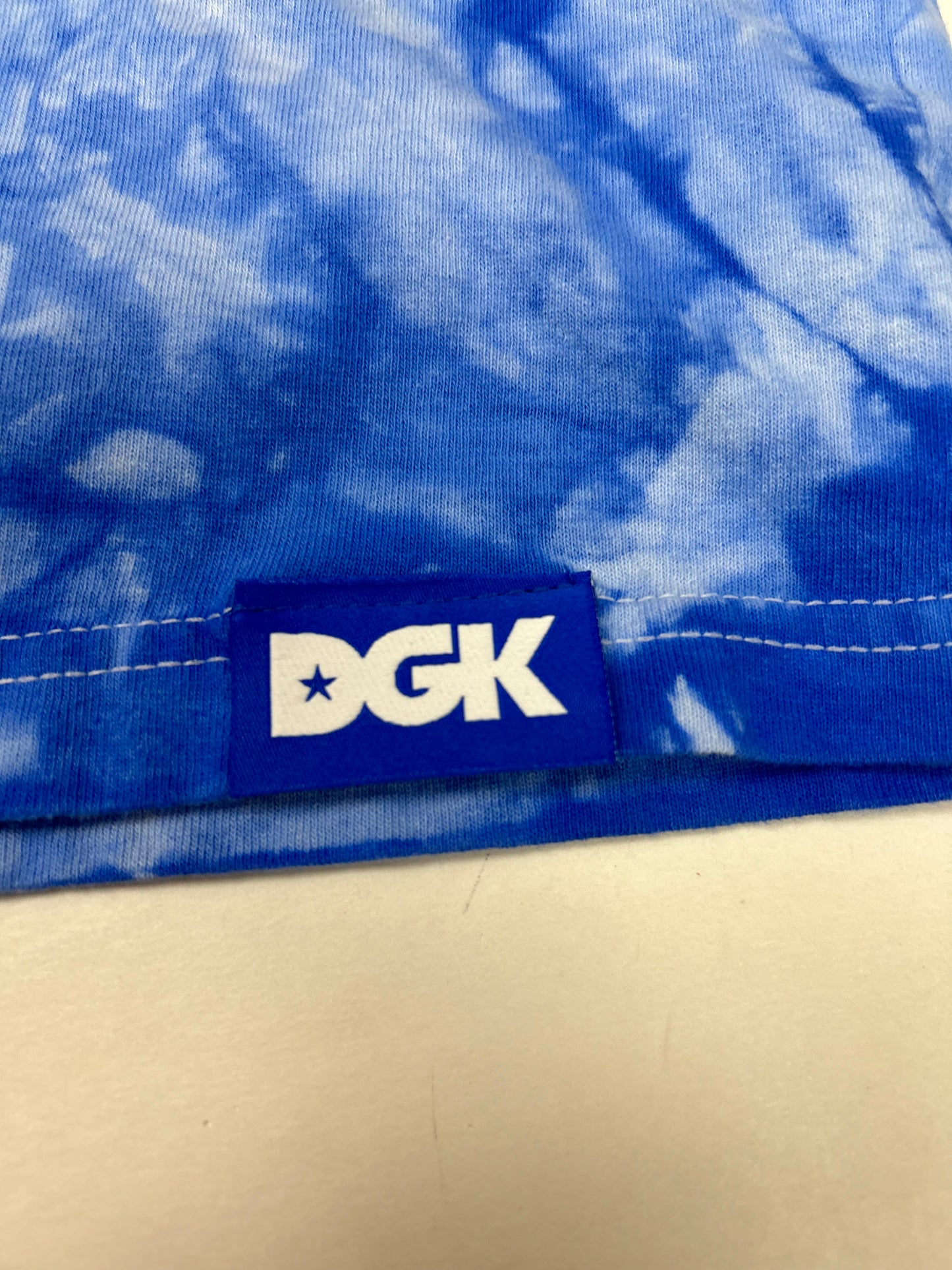 DGK White Castle For Those Who Crave Tie Dye Skateboarding Skate Tee XL 25.25x31 Inches