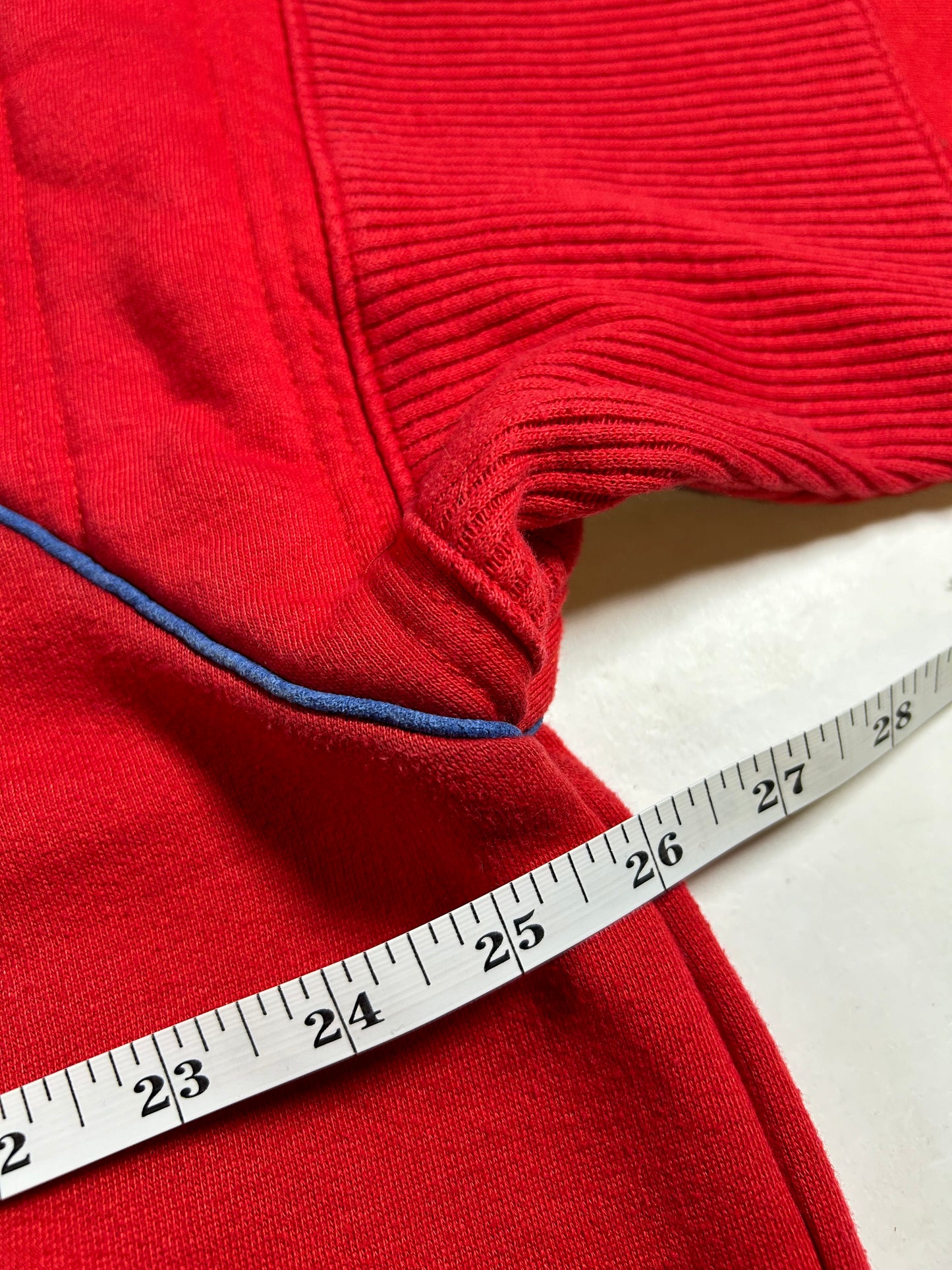 Vintage Nike NFL Quarter Zip Jacket New England Patriots Large 25.75x25.75 90s