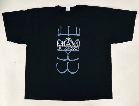 Vintage Miami Ultra 2007 Cure The Cure Band Festival Music Shirt 2XL 26.25x29.75 Inches