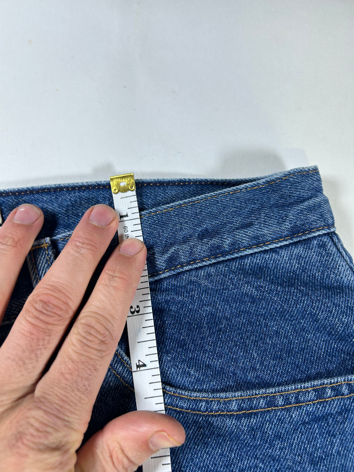 Vintage LL Bean Fleece Lined Jeans W14 Original/Relaxed Fit Lined Quality Denim Tagged 14 16.5x41.75 Inches