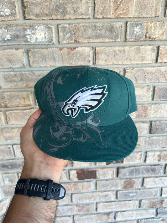 Vintage 2000s Reebok Philadelphia Eagles NFL Hat Size 7 1/2 Fitted Embroidered Logo