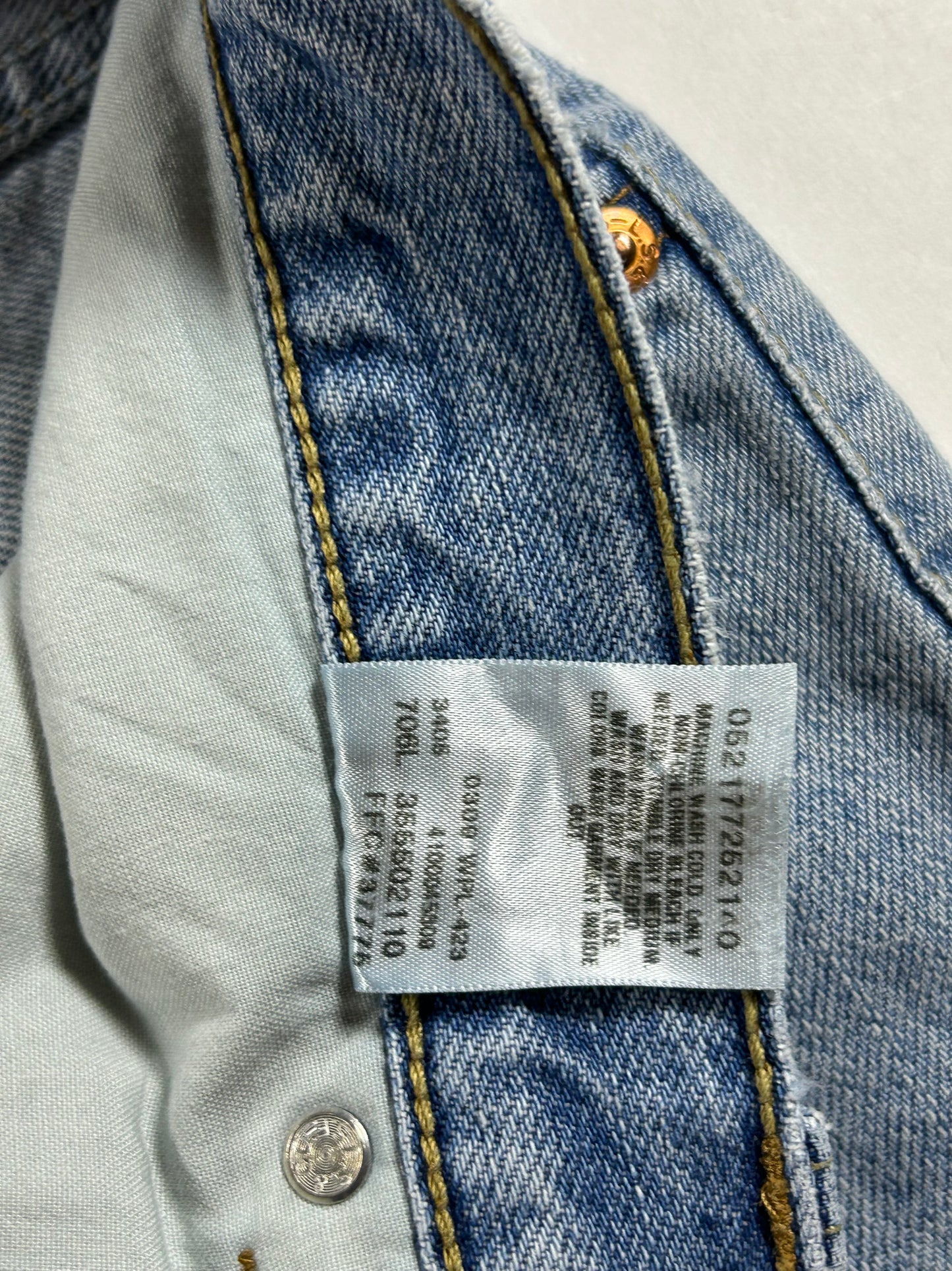 Vintage Levi's 550 Denim Blue Jean Shorts Relaxed Fit 36 18.25x23 Inches Cotton Lesotho
