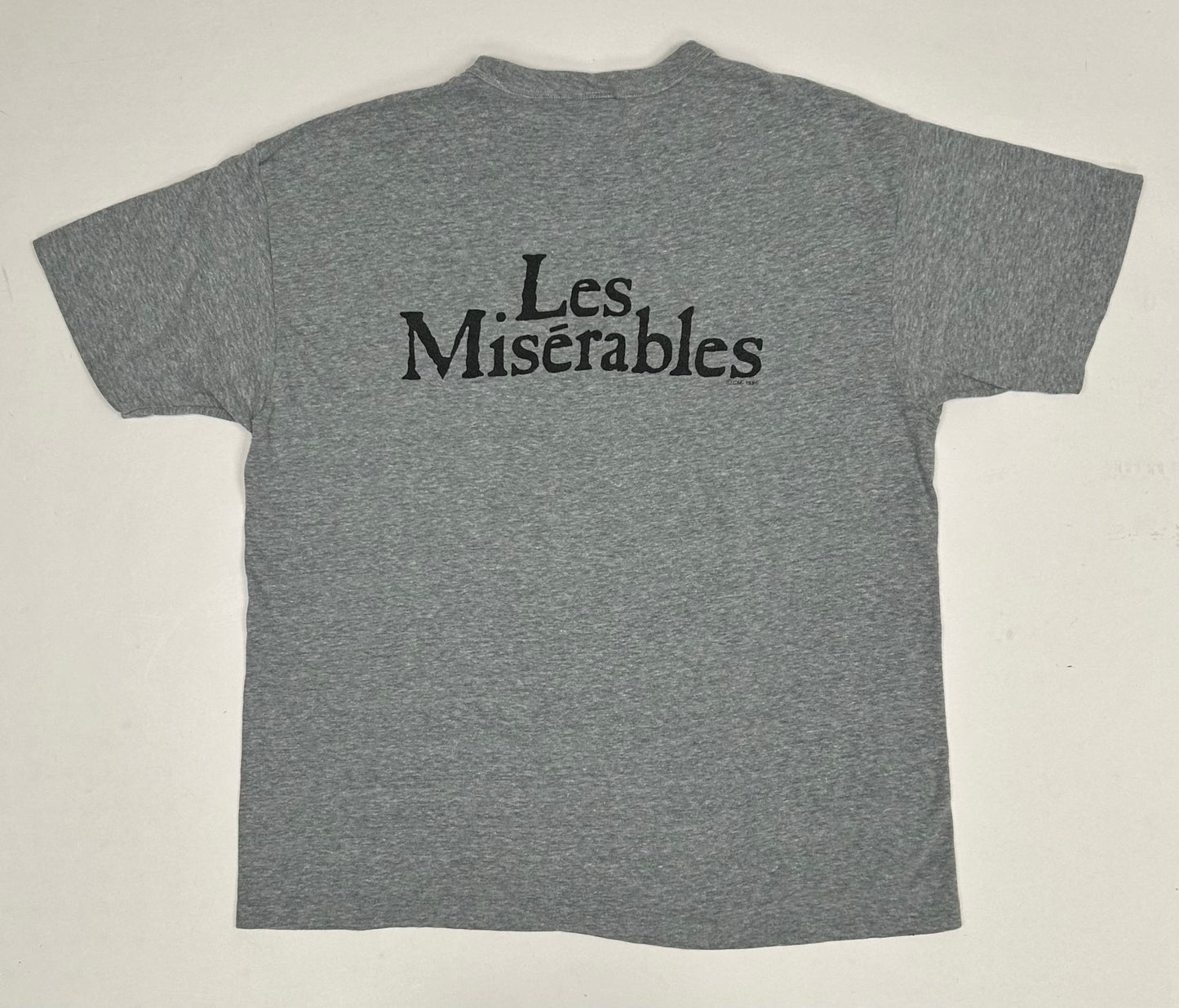 Vintage 1986 Hanes Les Miserables Girl T-Shirt Large/Medium Fit 21.5x26.5 Inches