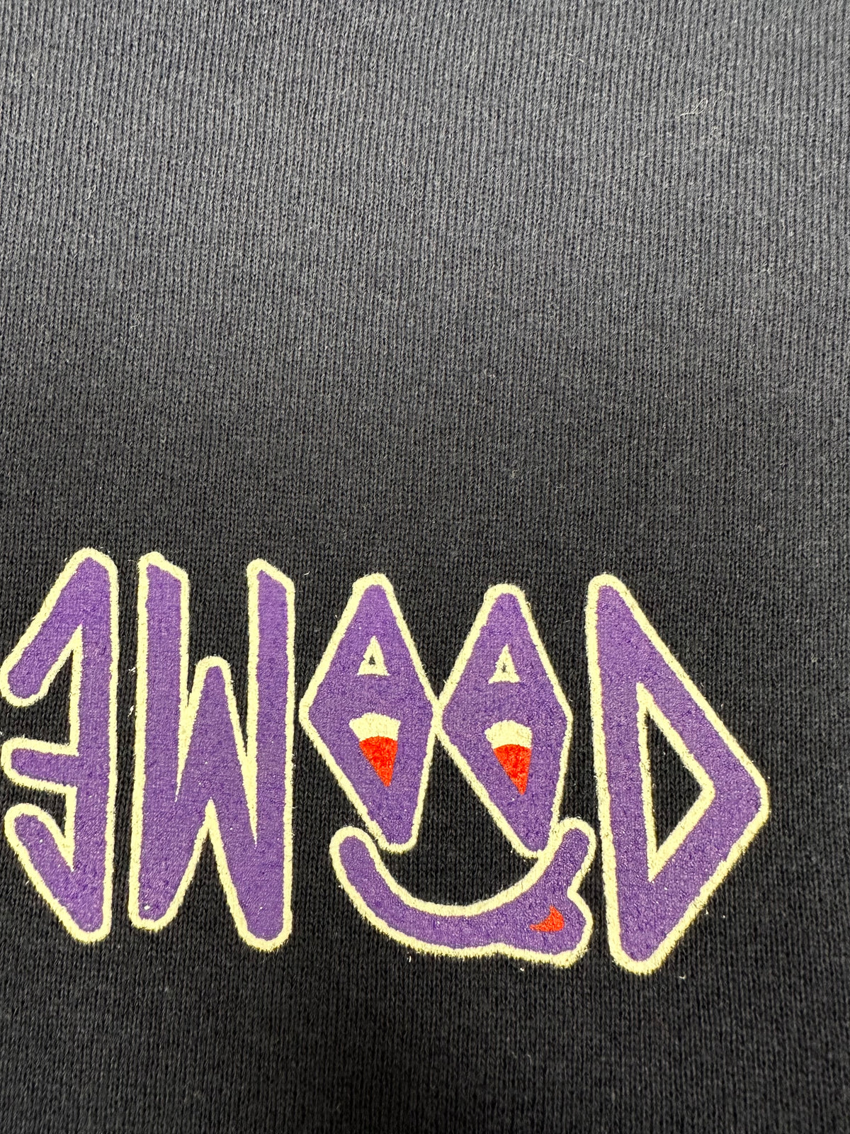 Edgewood NJ “Deeper Than The Roots.” First Edition Crewneck Sweatshirt Tagged Medium Can Fit Small 20.75x26.5 Soffee 90s 50/50 Navy Blue