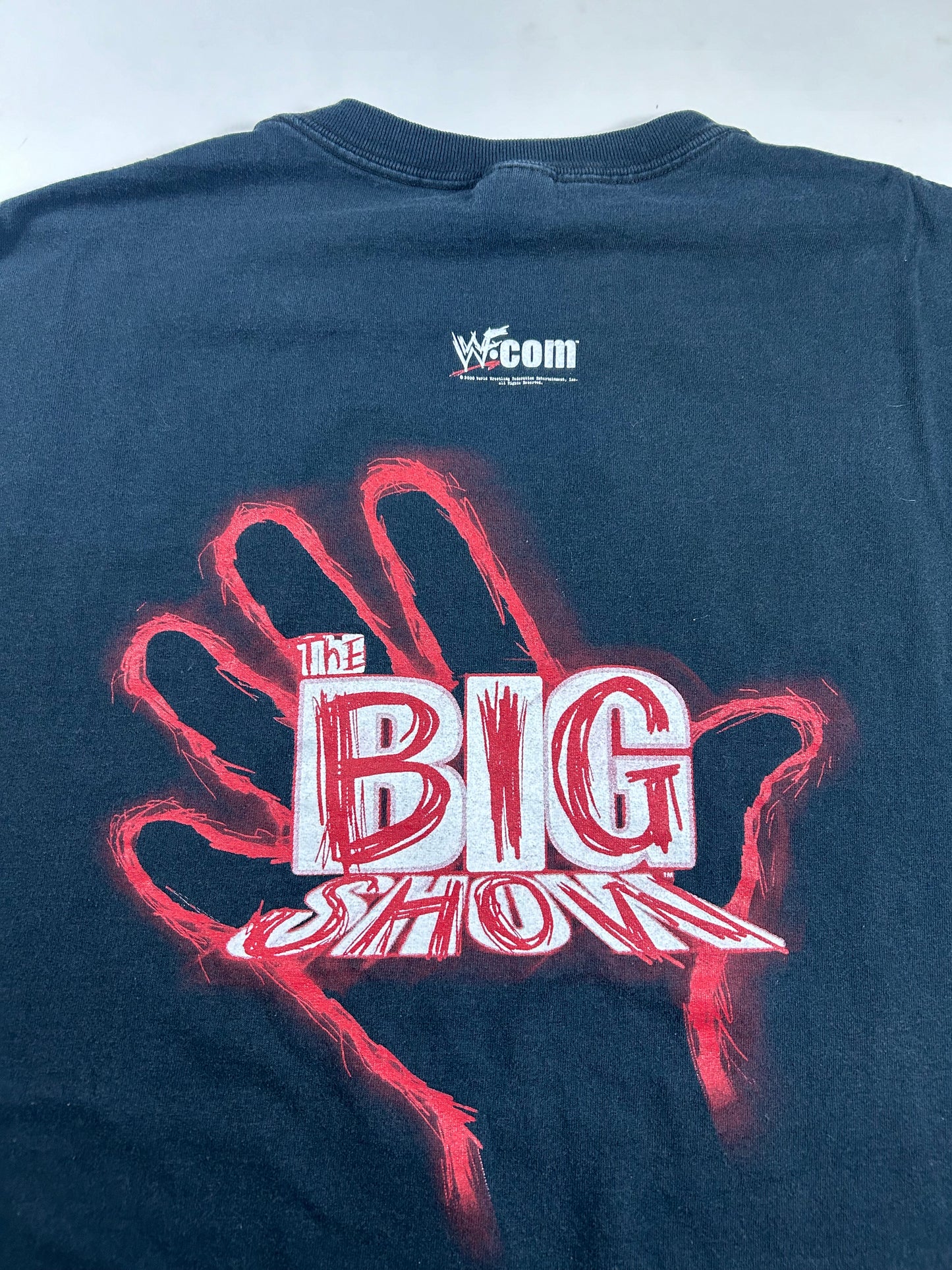 Vintage 2000 The Big Show Big Nasty Bastard WWF WWE Wrestling T Shirt Size 2XL 24.75x30.5 Inches 2000s