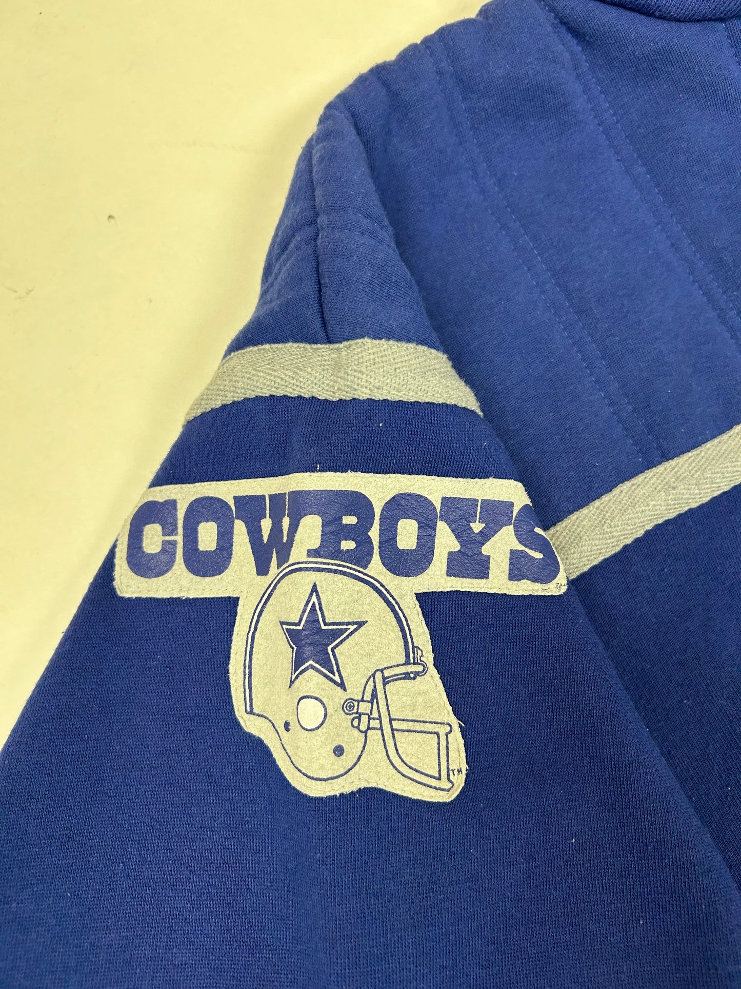 Vintage Nike NFL Quarter Zip Jacket Dallas Cowboys Medium 23.5x25.5 Inches 80s 90s Rare