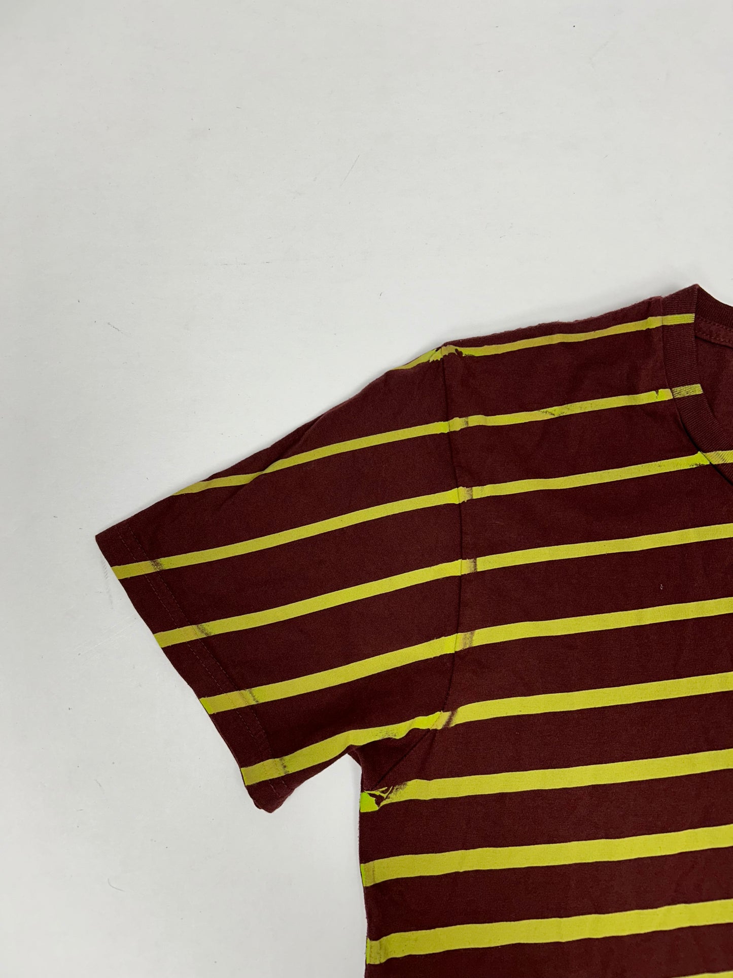 Vintage Globe Shoes Skateboarding Down Stripe Slim Fit Skate Tee New Medium 19.5x28.25 Inches DS Brand New Old Stock With Tag