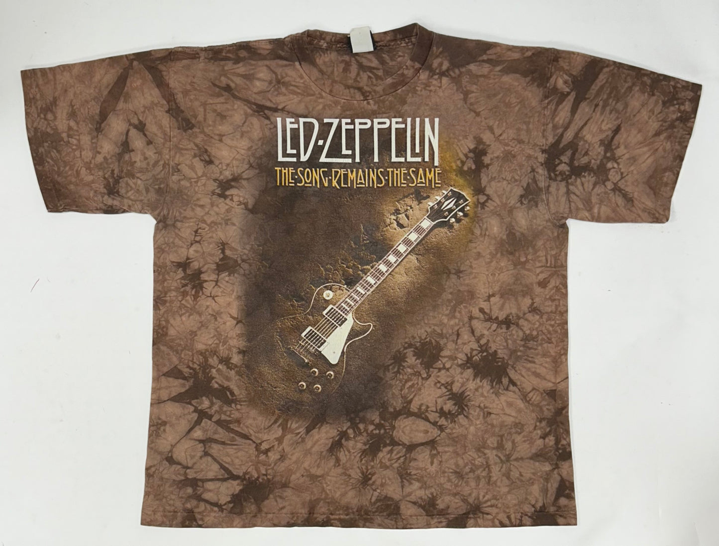 Vintage Liquid Blue Led Zeppelin The Song Remains The Same Single Stitch XL 25x30 Inches 00s