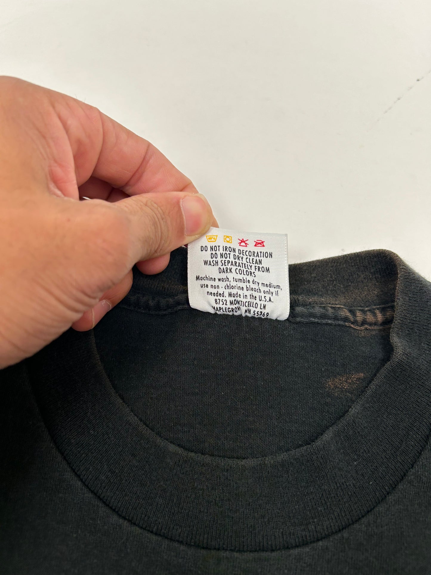 Vintage 1993 R.E.M. Monster Music Band Album Tee Nice Man Tag REM XL 23x30.25 Inches Faded As Is