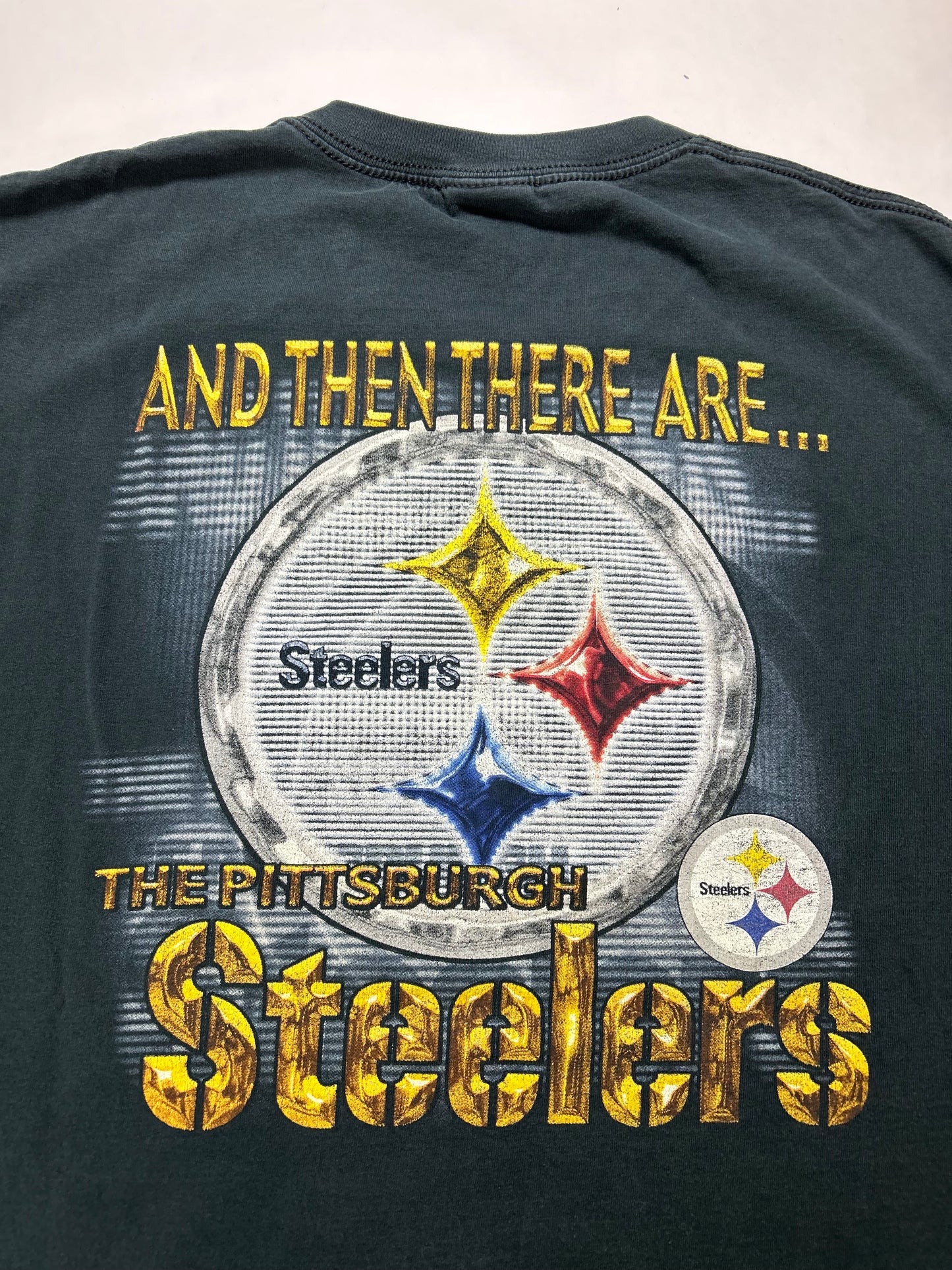 Vintage 00s NFL Pittsburgh Steelers There Are 31 Other Teams In The NFL And Then There Are The Pittsburgh Steelers Football Tee 2XL 26.5x31.5 Inches Great Wear & Fading As Is