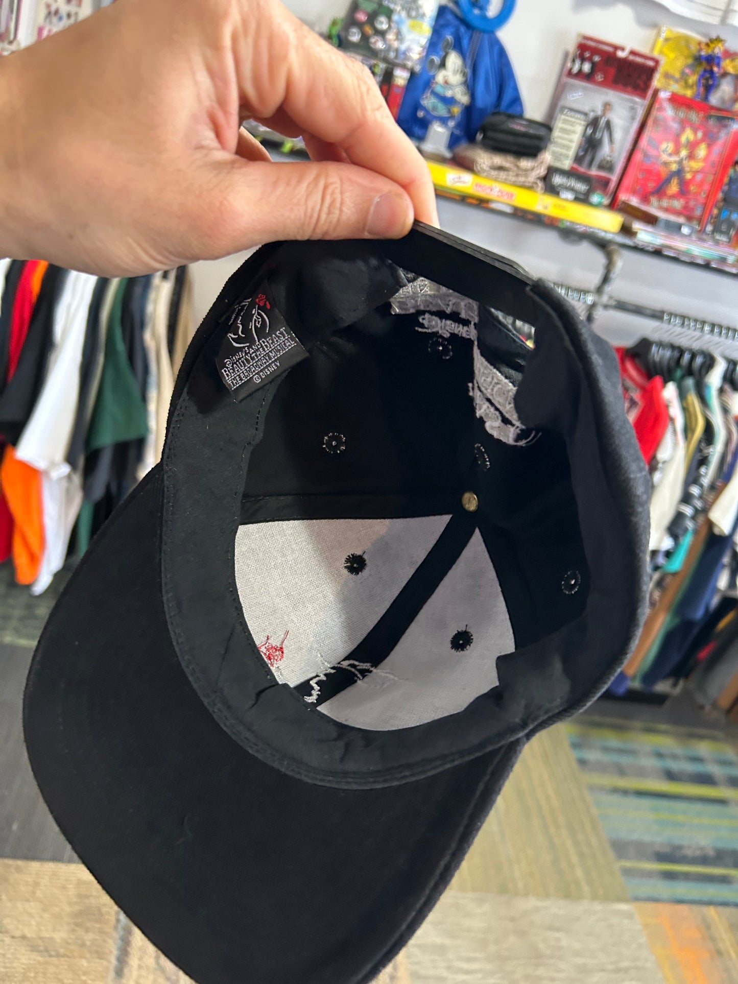 Vintage Disney Beauty And The Beast The Broadway Musical Snapback Hat Cap 90s