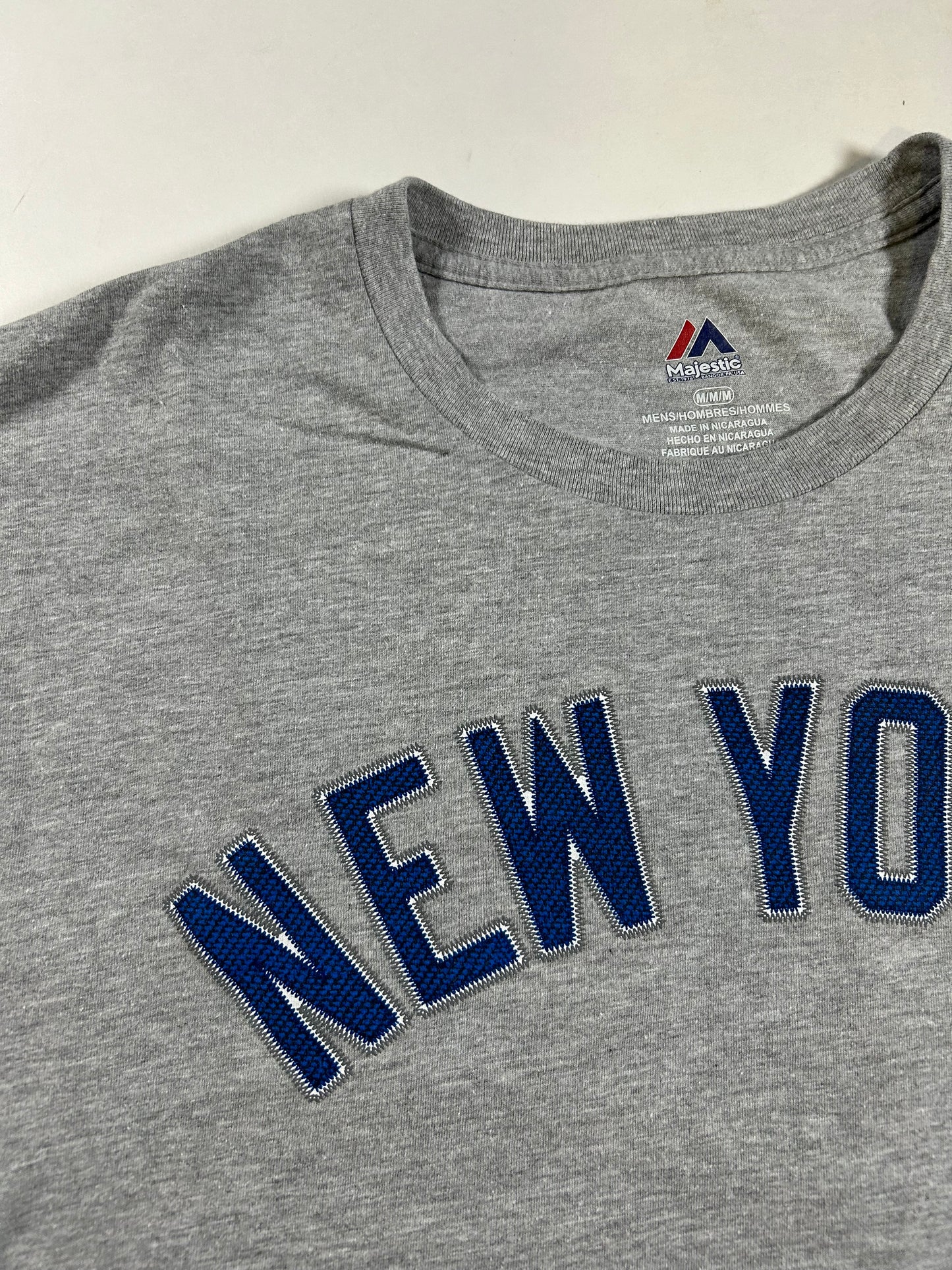 Majestic New York Yankees Aaron Judge #99 MLB Player Tee Medium 19.75x28.5 Inches Gray