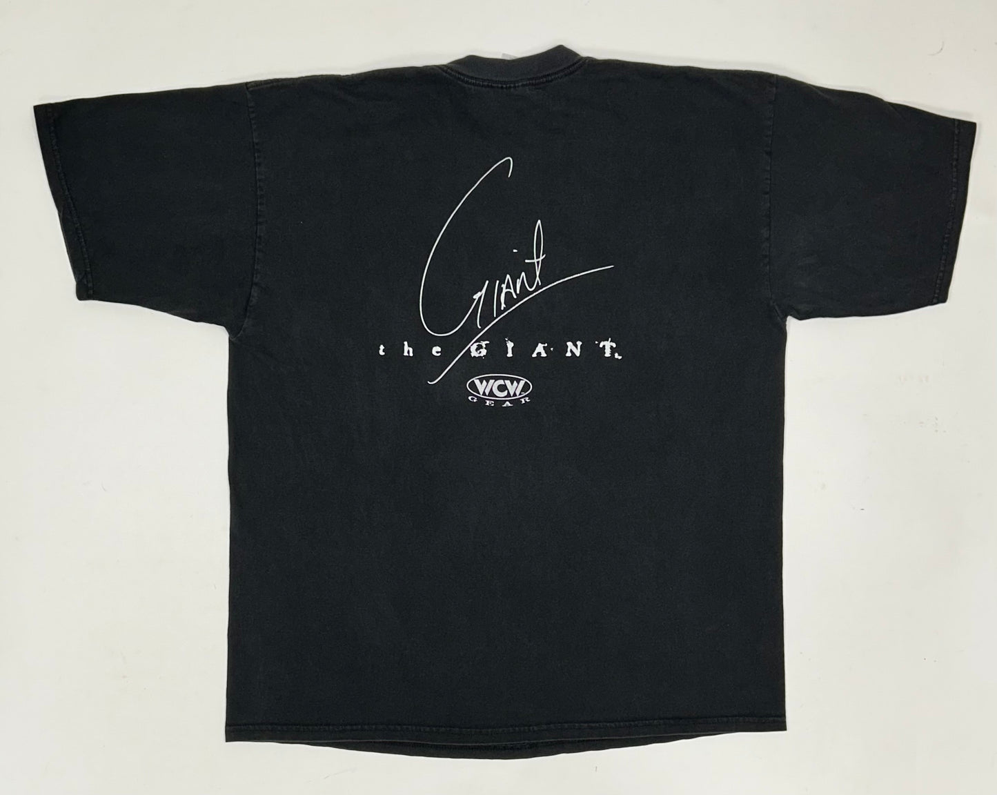 Vintage WCW The Giant Wrestling Steve Stanley Big Face T Shirt Tee 2XL 25x31 Inches