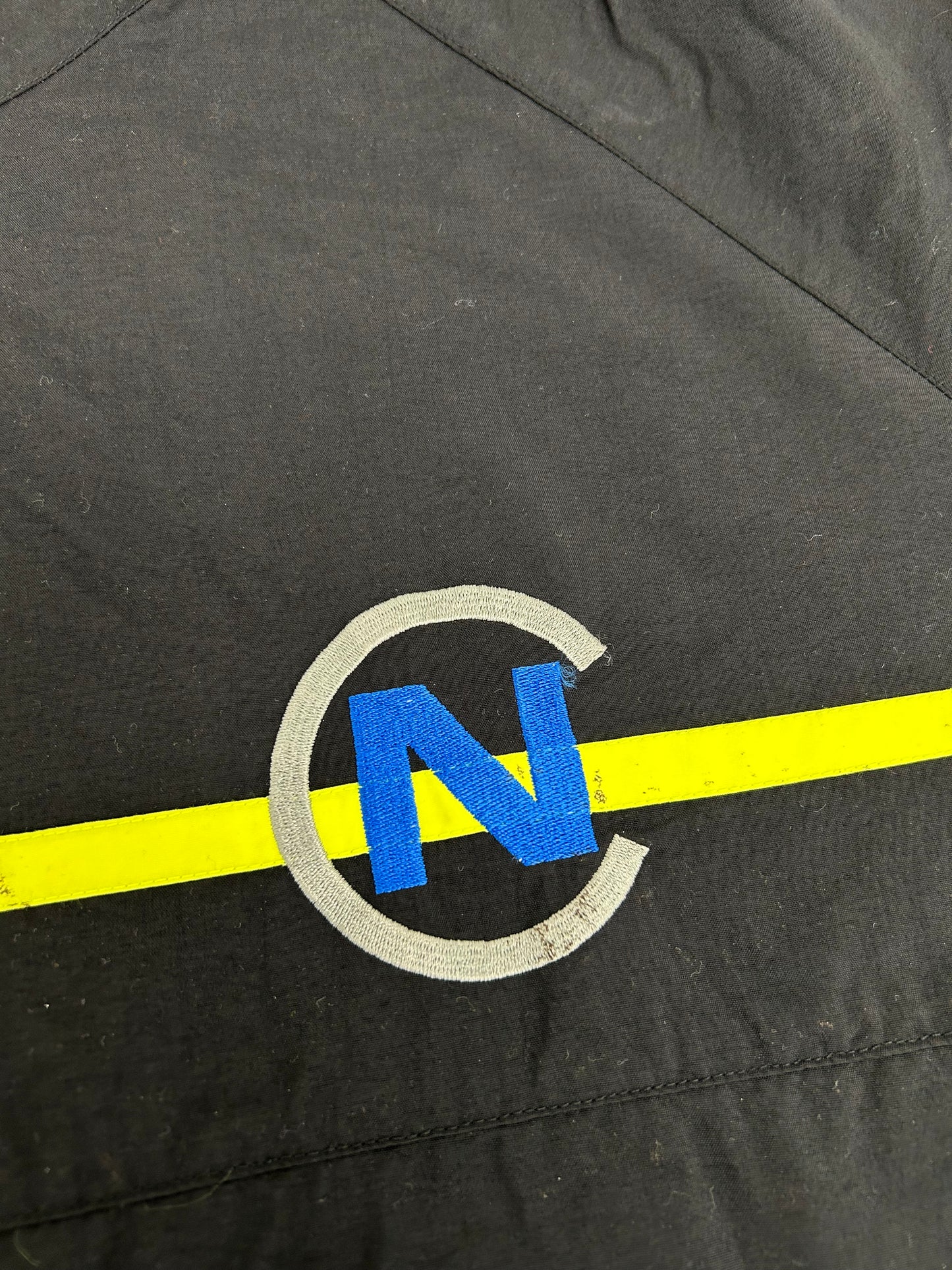 Nautica Competition Zip Up Windbreaker Jacket XL/L Fit 27.25x27.5 Inches As Is