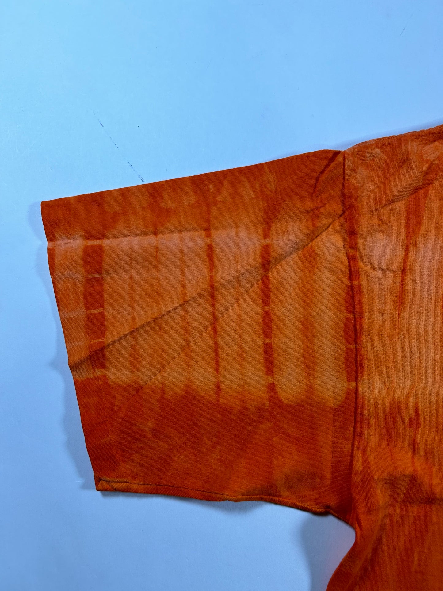 Vintage Harley Davidson Motorcycles Woodstock Tie Dye Orange Flames Tee L/XL Fit 24.25x31 Inches