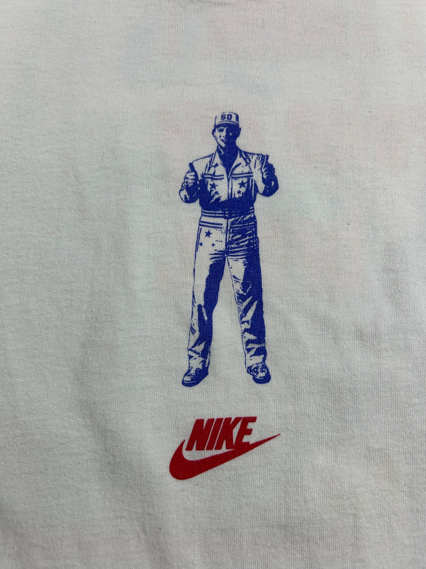 Vintage 90s Nike Super Dave I Think I Broke My Broke My Brain Dave Osborne Tee XL 23x30 Inches White