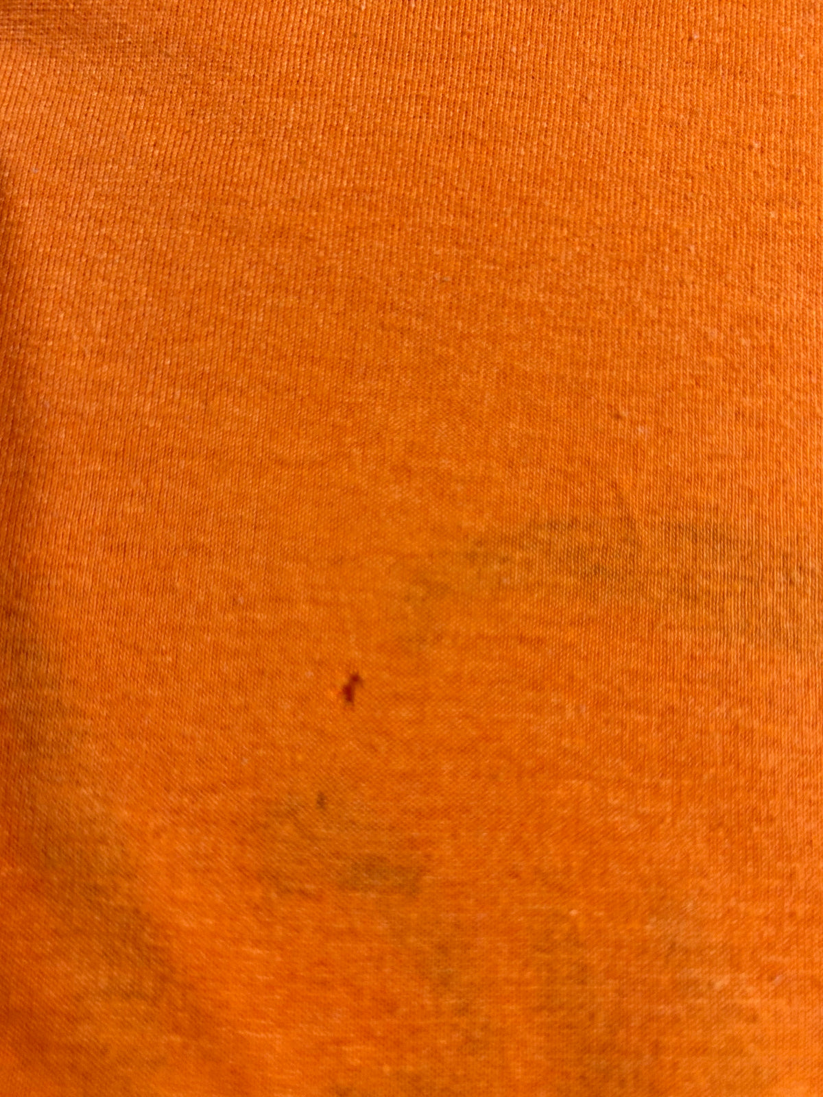 Vintage 1989 This is My Halloween Costume Funny Orange Hallmark T-Shirt 21.25x28.25 Inches As Is Has Wear