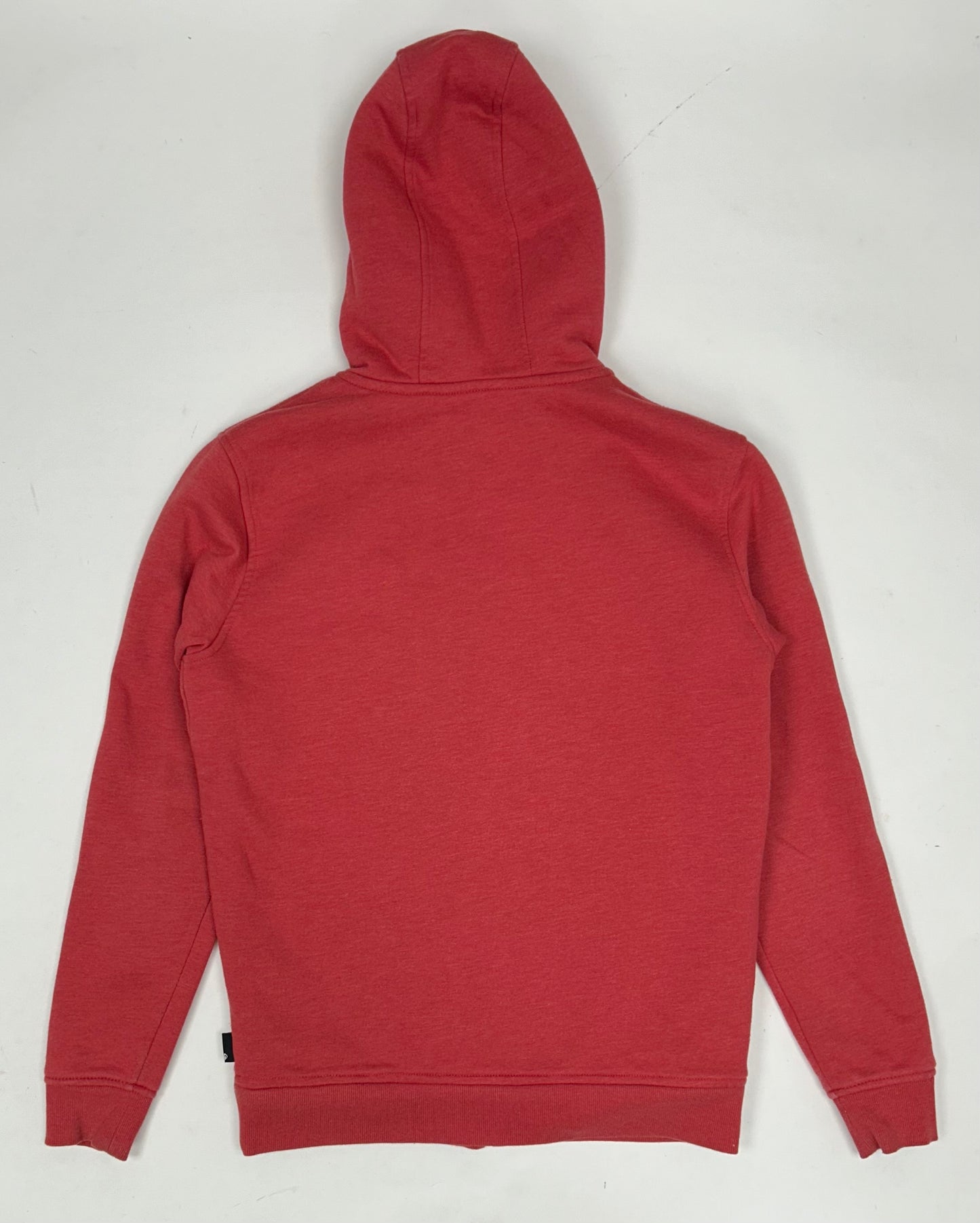 Vintage 00s Quiksilver Boarding Brand Fleece Inside Zip Hoodie Sweatshirt Small 22.25x27.75 Inches