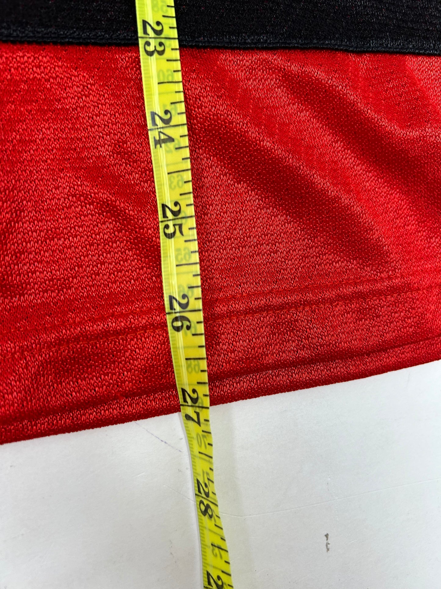Vintage MightyMac Sports New Jersey Devils Jersey Style Shirt Tagged Youth XL Fits Adult Small 21.5x27 Inches