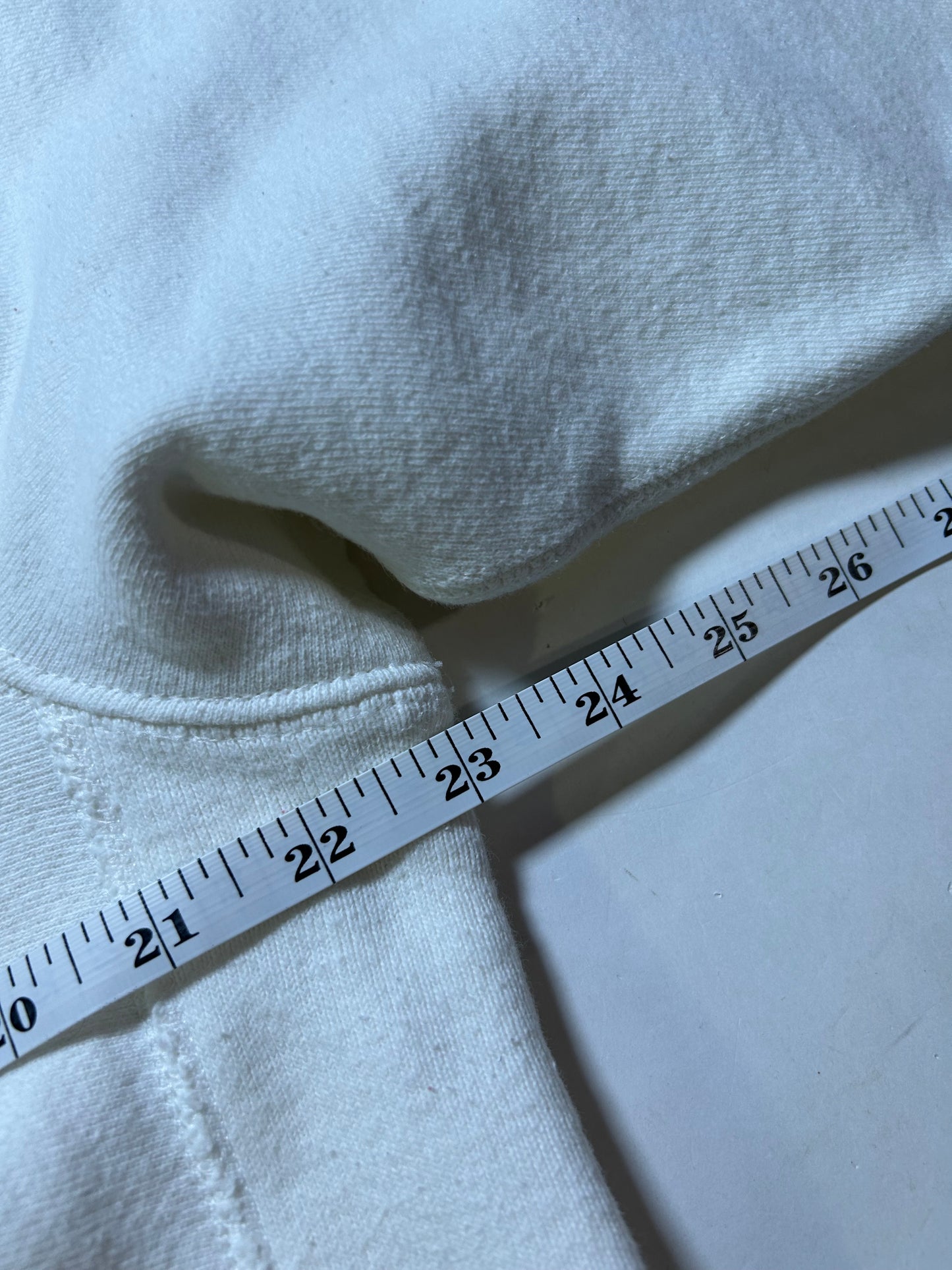 Vintage Brown University College Crewneck Sweatshirt Grain Bassett Walker 23x27.5 Inches White As Is