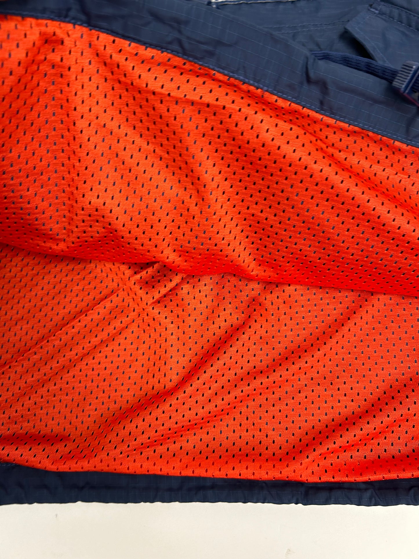 Vintage 1996 Warner Bros. Looney Tunes Bugs Bunny Longitude/Latitude Windbreaker Jacket Large 27.25x29.25 Inches Can Fit XL