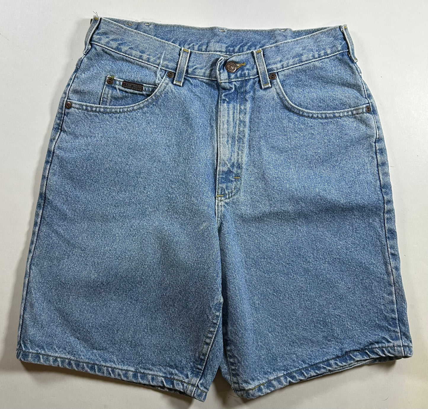 Vintage Lee Denim Jean Shorts 100% Cotton Men's 33 Fits 32 Waist 15.25x20.5 Inches