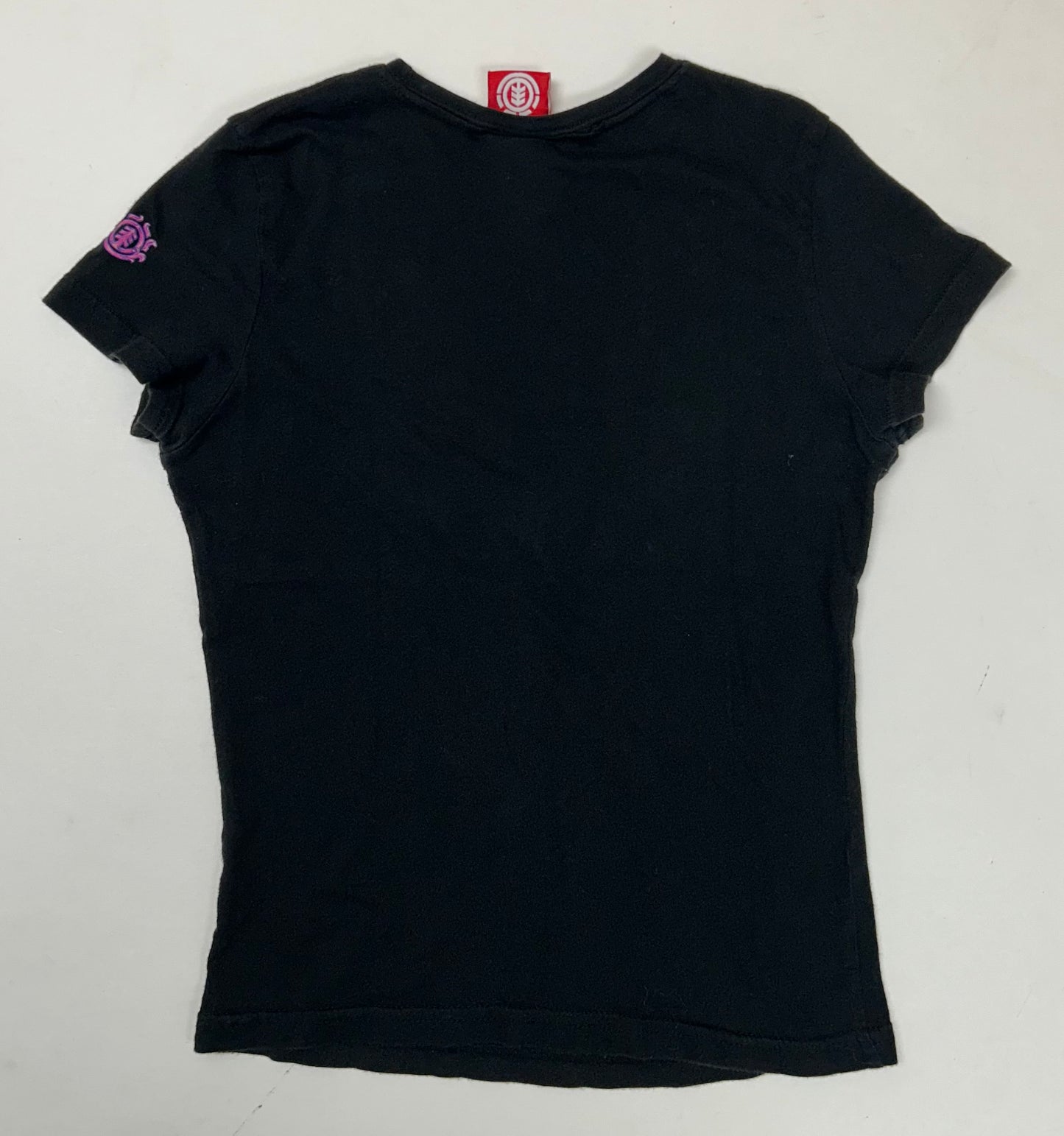 Vintage Bam Margera Element Skateboards Foil Logo Women’s Skate Tee Women’s Small 14.25x20.25 Inches 2000s