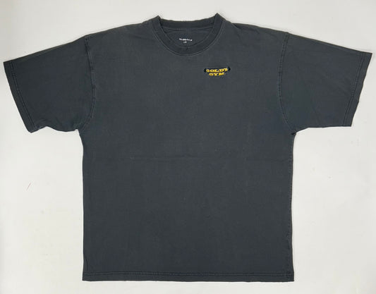 Vintage 00s Gold’s Gym Embroidered Chest Logo Worn In 24.5x30.5 Inches