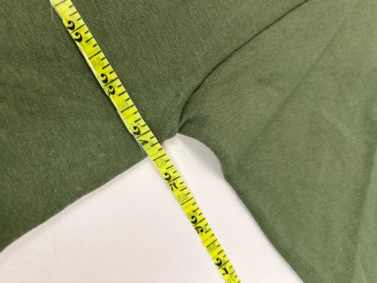 Edgewood NJ first edition “Deeper Than The Roots.” Tee XL 24.25x29 Inches 00s Gildan 100% Cotton Honduras Olive Green