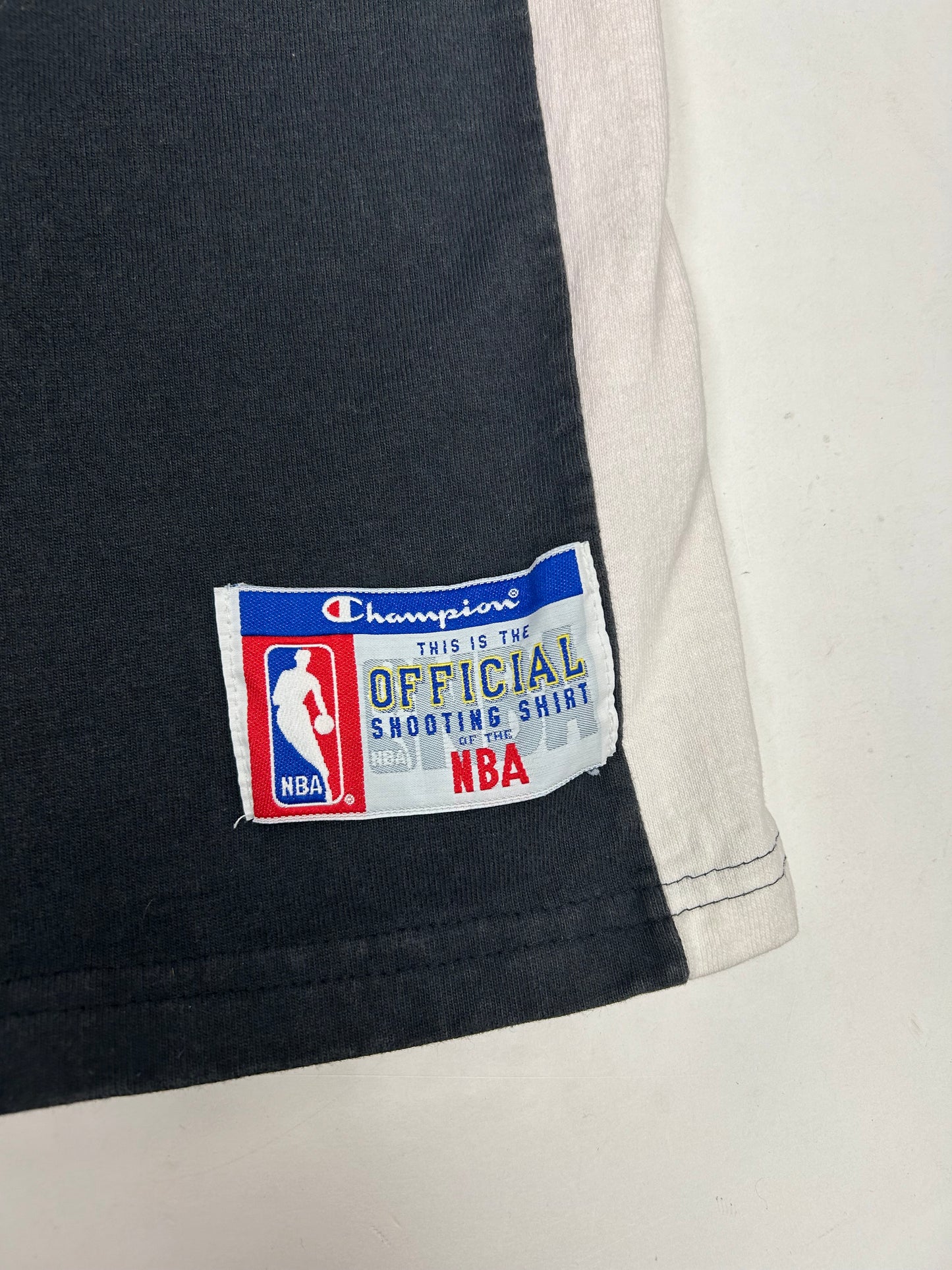 Vintage Chicago Bulls NBA Official Shooting Shirt Champion Basketball 2XL Jordan