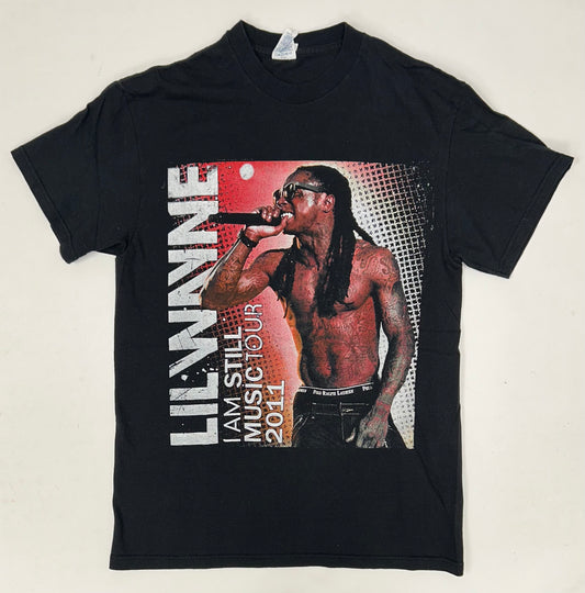 Lil Wayne I Am Still 2011 Tour Parking Lot Rap Hip-Hop Music Tee Medium 19x28.5 Inches