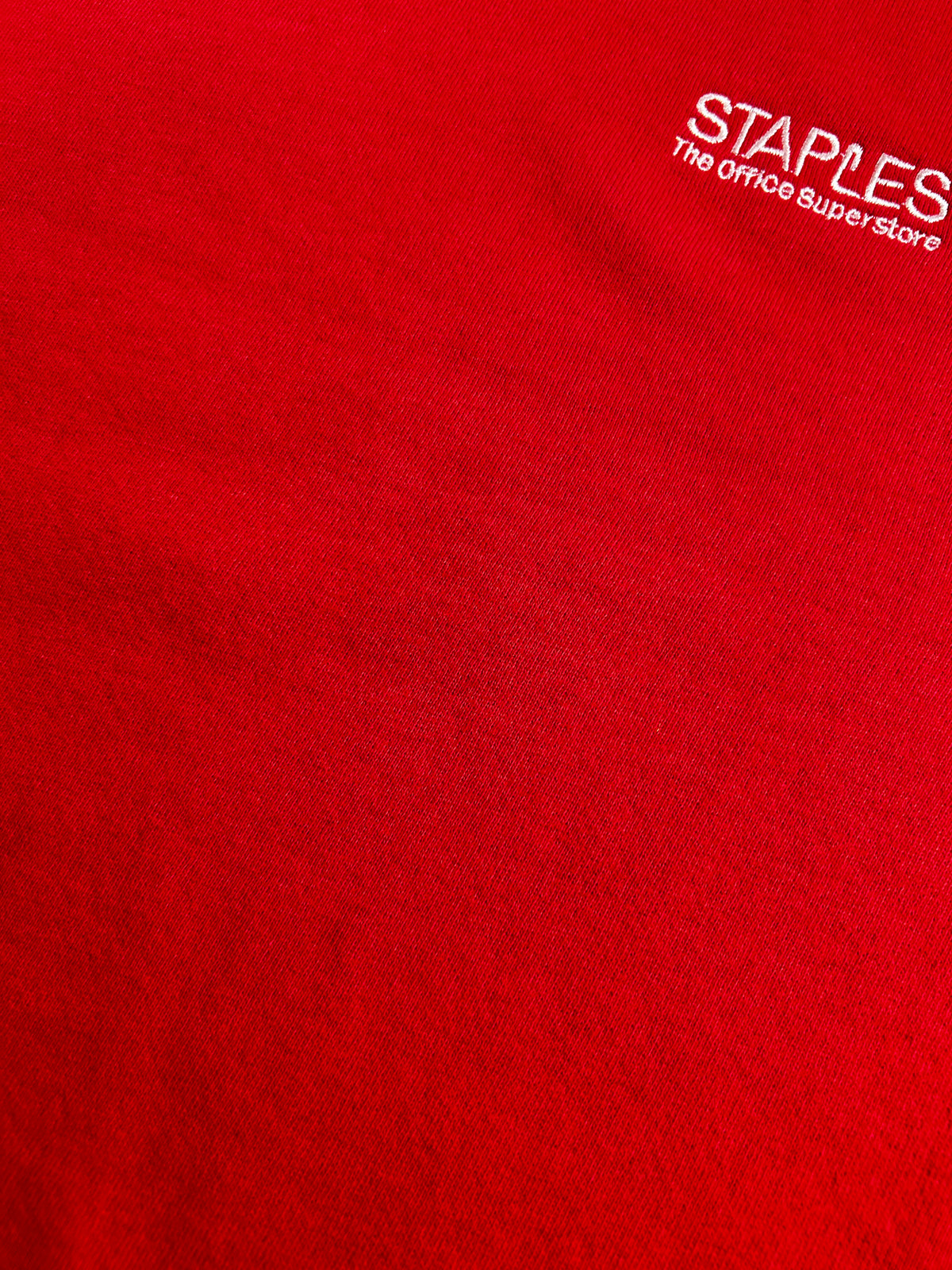 Vintage 90s Staples The Office Superstore Raglan Crewneck Sweatshirt XL/2XL Fit 27.5x29 Inches As Is