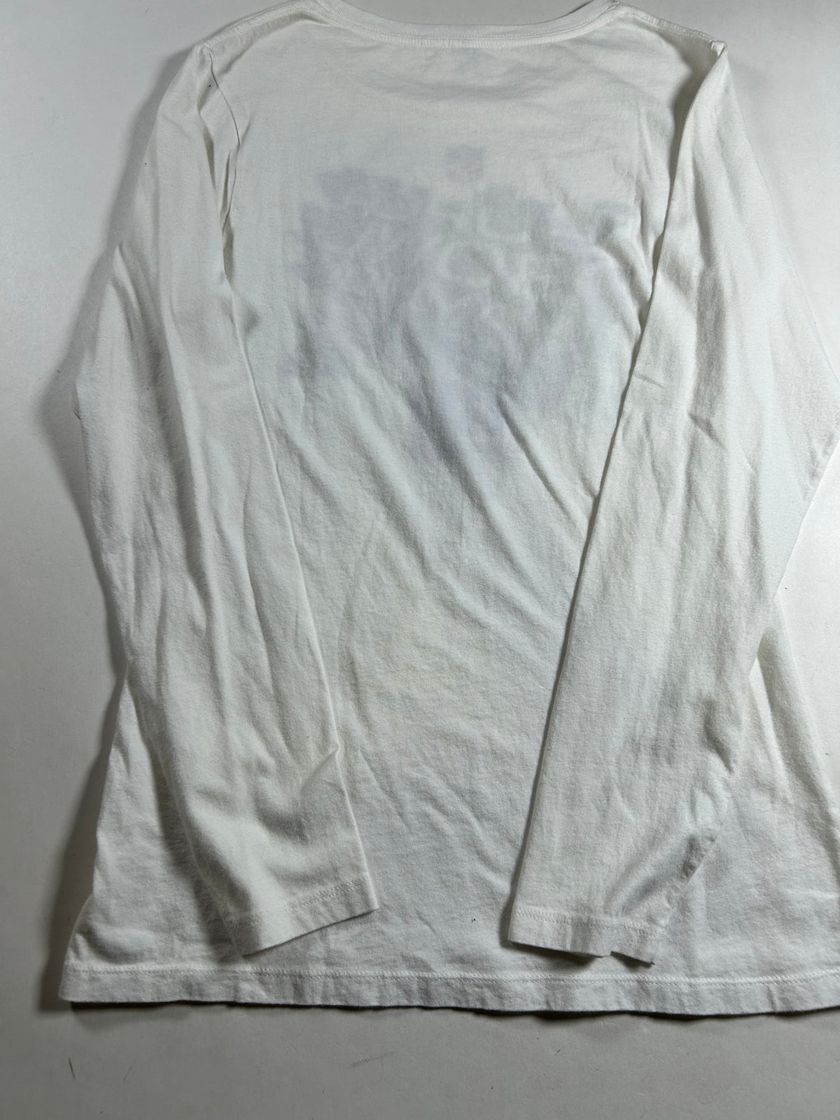 New York Giants Super Bowl Champions XLVI Long Sleeve Tee Women’s Large/Medium Fit 16.25x26.25 Inches