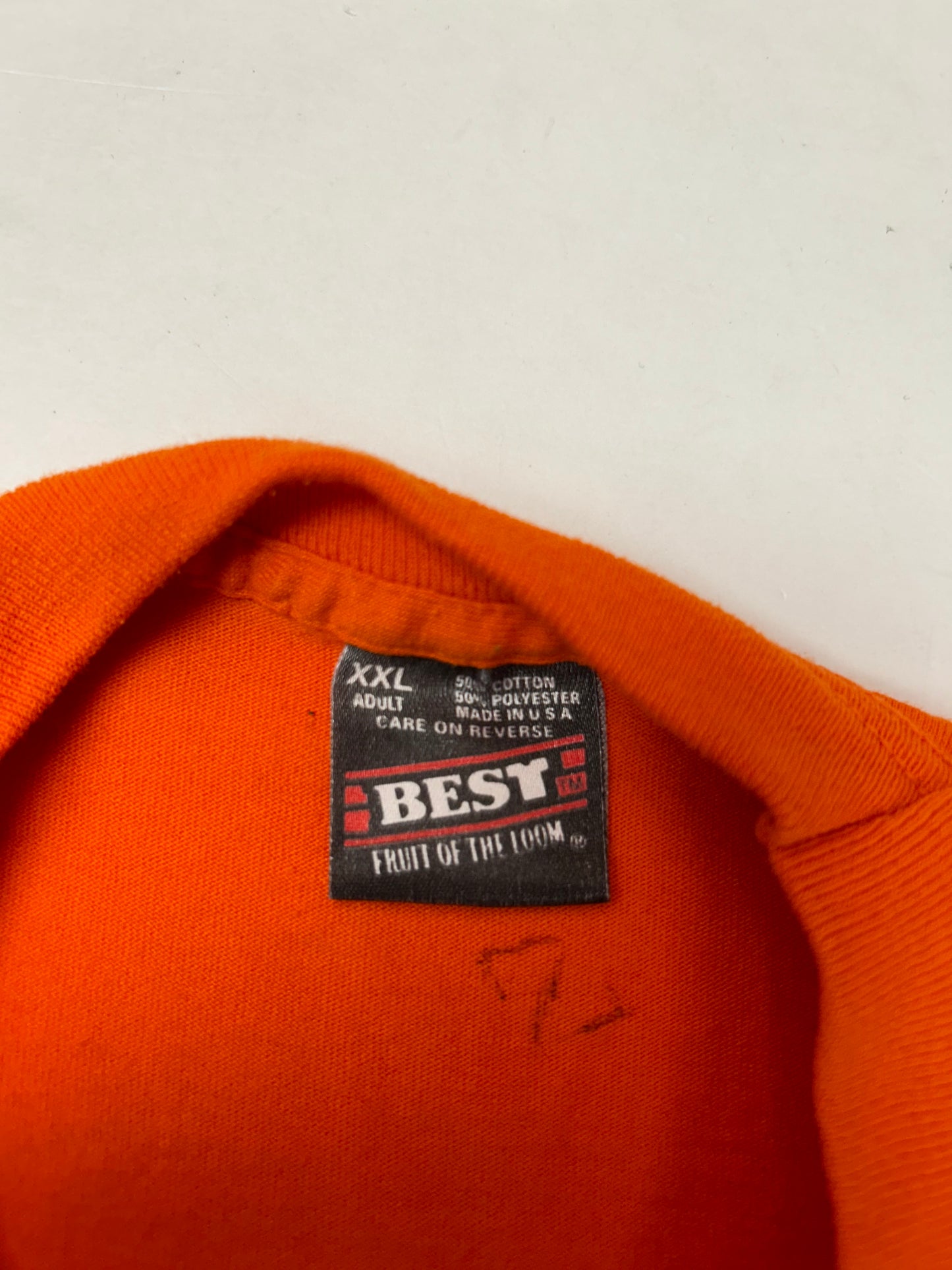 Vintage 90s City Of New York Parks & Recreation United States Youth Games Tee 2XL 25.5x30.25 Inches Orange