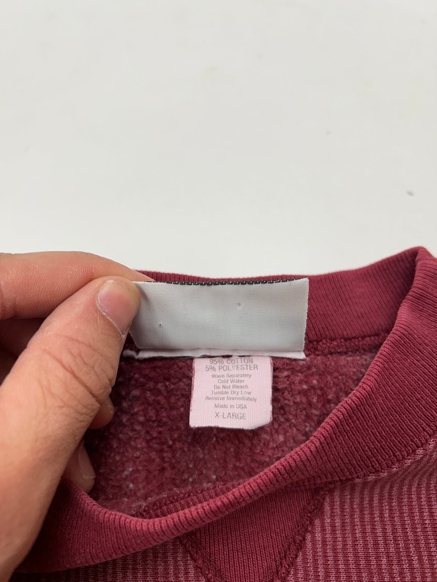 Vintage Image Wear Indiana University Of Pennsylvania IUP College Crewneck Sweatshirt Large/Medium Fit 23.75x29.25 Inches