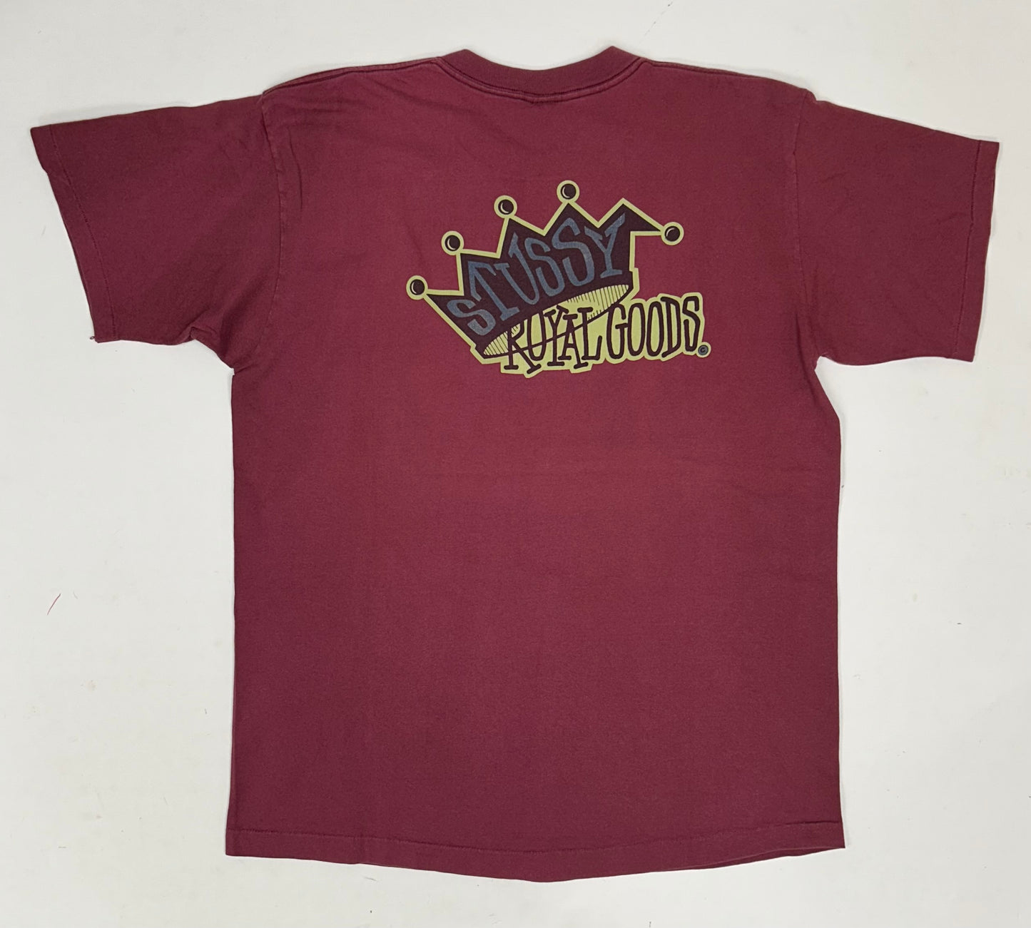 Vintage 90s Stüssy Royal Goods Made In USA Tee XL