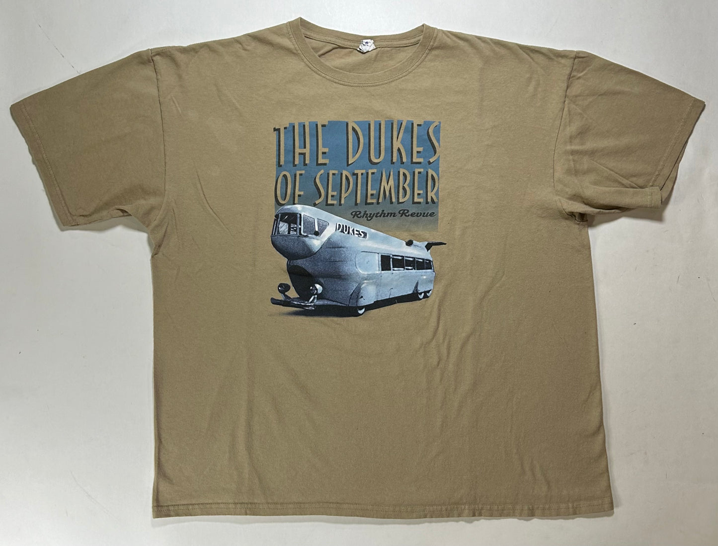 The Dukes Of September Rhythm Revue 2010 Tour Shirt 2XL 26.25x29 Inches