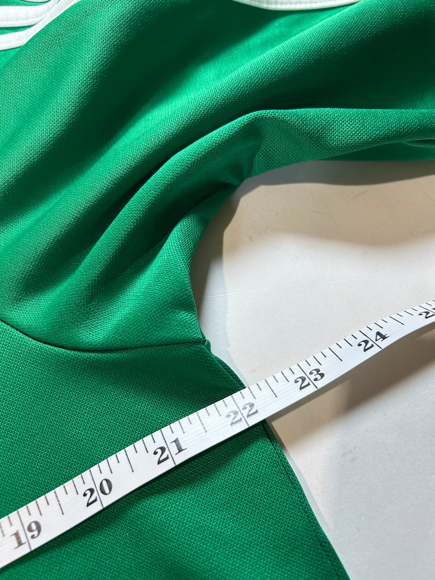 2013 Adidas Mexico National Team Soccer Green White Track Jacket Large 22.25x28.5 Inches