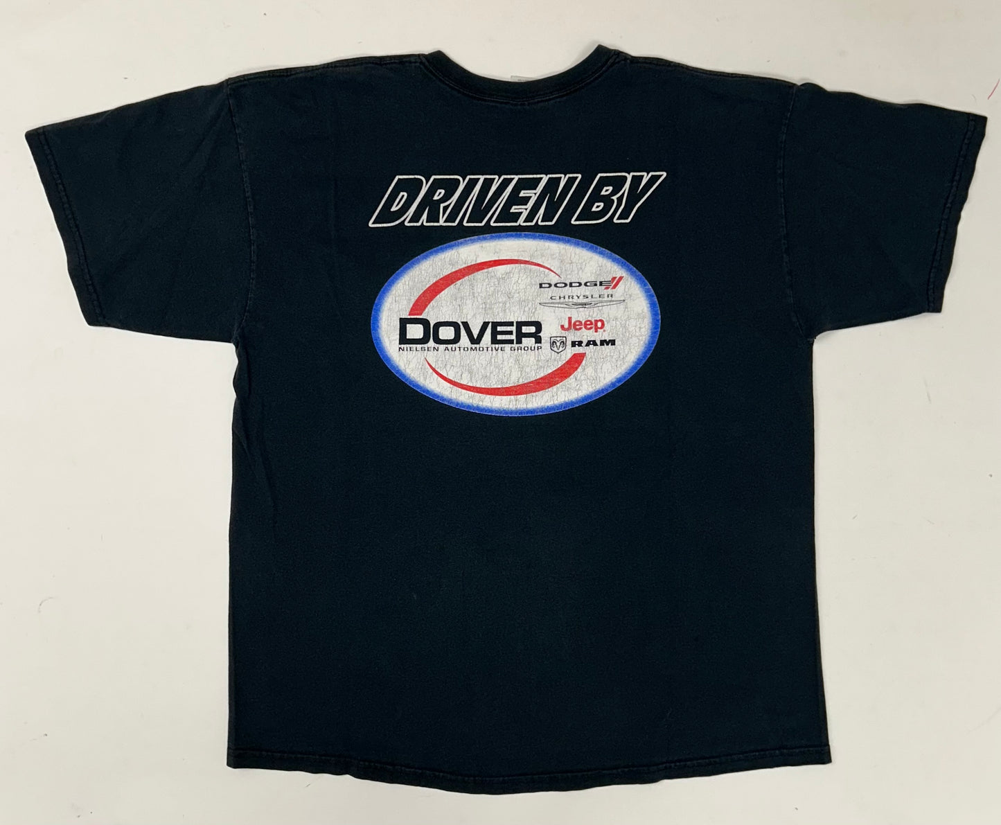 Vintage 00s WDHA 105.5 Rocks Your Ride Driven By Dover Nielsen Automotive Group Promo Tee XL
