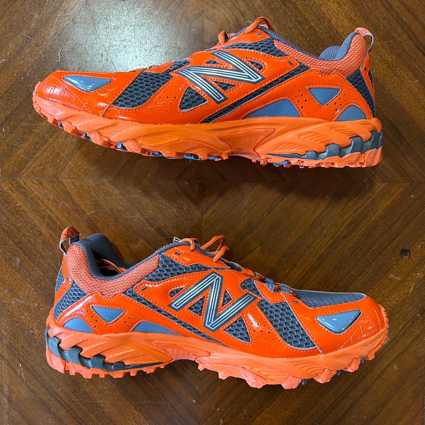 New Balance 610 v1 Running Poppy ML610TB Orange Grey Men's Size 12 As Is No Box