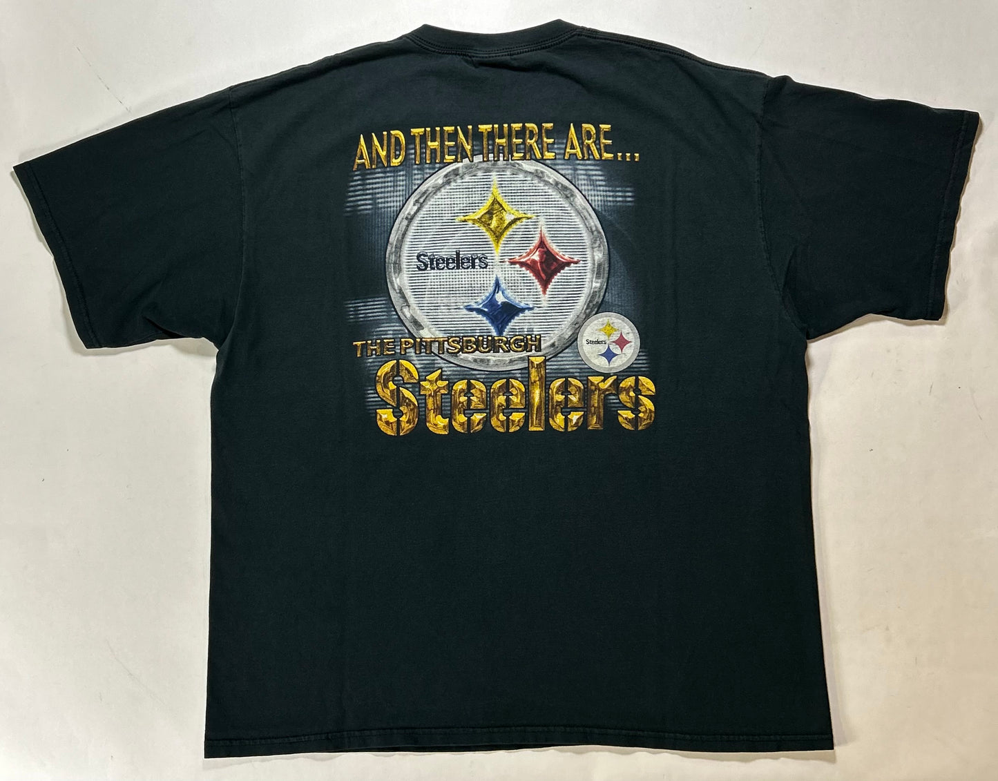 Vintage 00s NFL Pittsburgh Steelers There Are 31 Other Teams In The NFL And Then There Are The Pittsburgh Steelers Football Tee 2XL 26.5x31.5 Inches Great Wear & Fading As Is