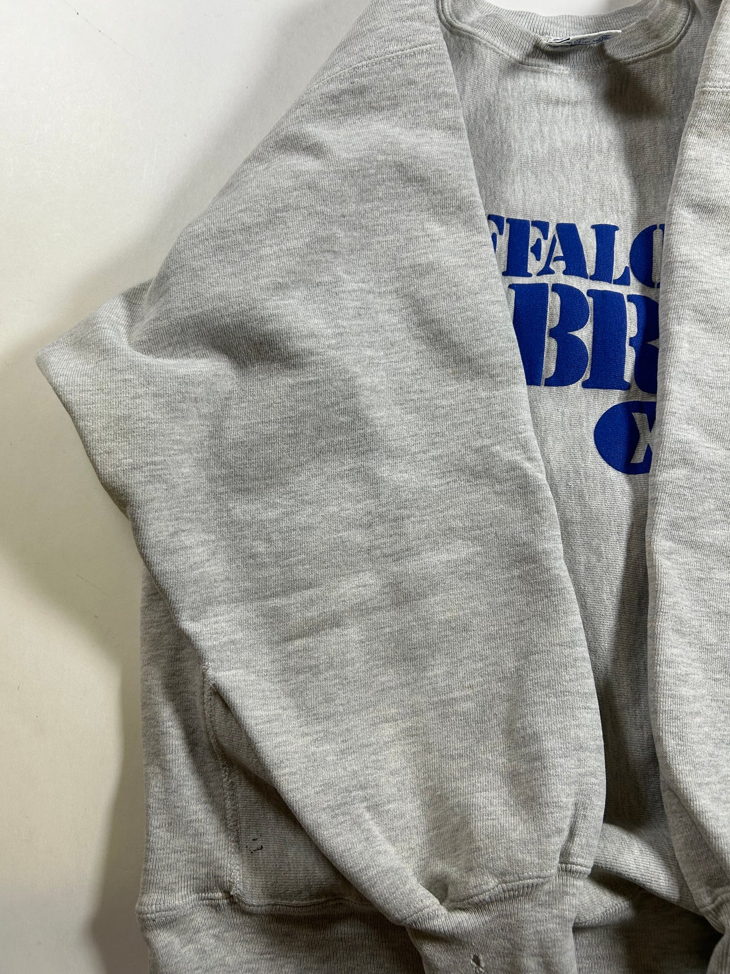 Vintage Buffalo Sabres NHL Champion Reverse Weave Crewneck Sweatshirt 21.75x27.5 Inches Mediumish/Smallish Fit As Is Has Wear