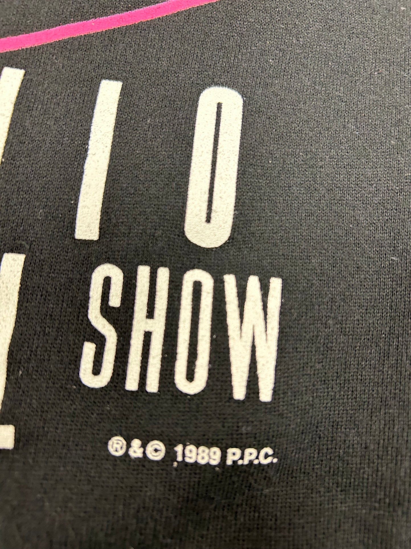 Vintage 1989 The Arsenio Hall Show Crewneck Sweatshirt Size Large/Medium 22x27 Inches