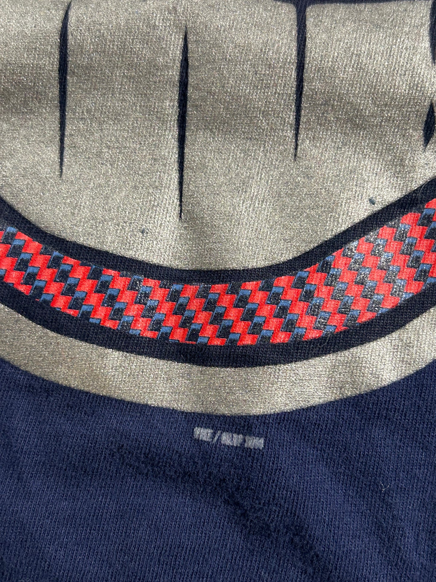 Nike Cleveland Indians Chief Wahoo MLB Shirt Navy 2XL/XL Fit 25.5x28.5 Inches