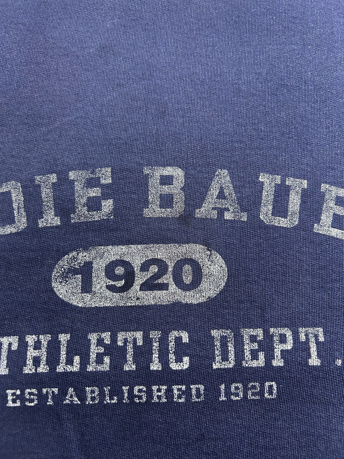 Vintage Eddie Bauer Athletic Department Crewneck Sweatshirt EBTEK 27x28 Inches Large As Is Has Wear & Marks