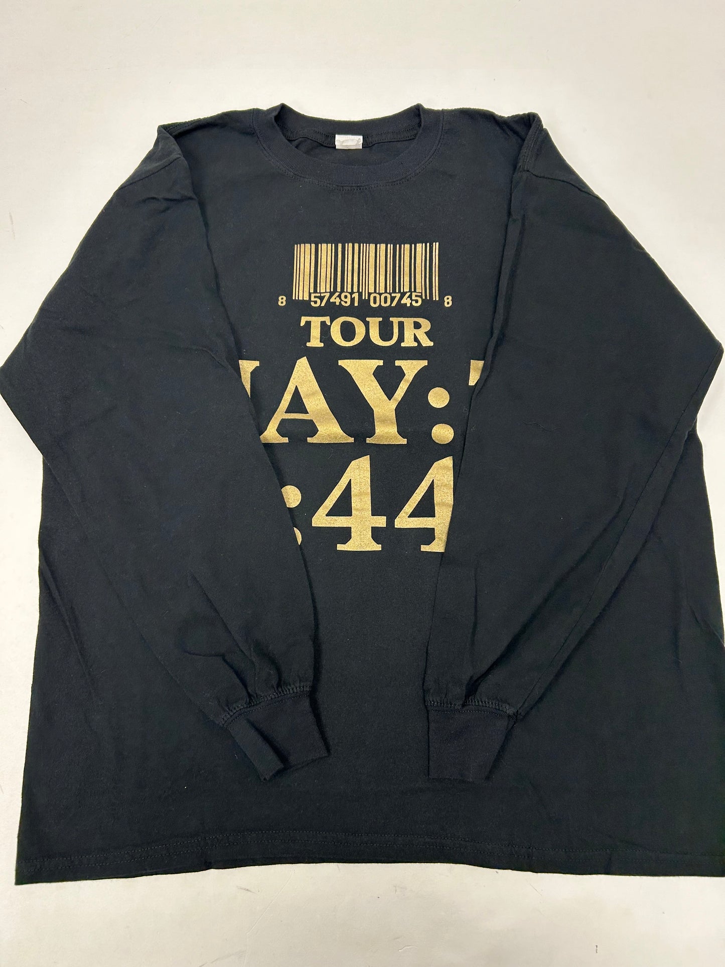 2017 Jay-Z 4:44 Tour Rap Tee Long Sleeve Large 22.75x26.5 Inches Lot Tee