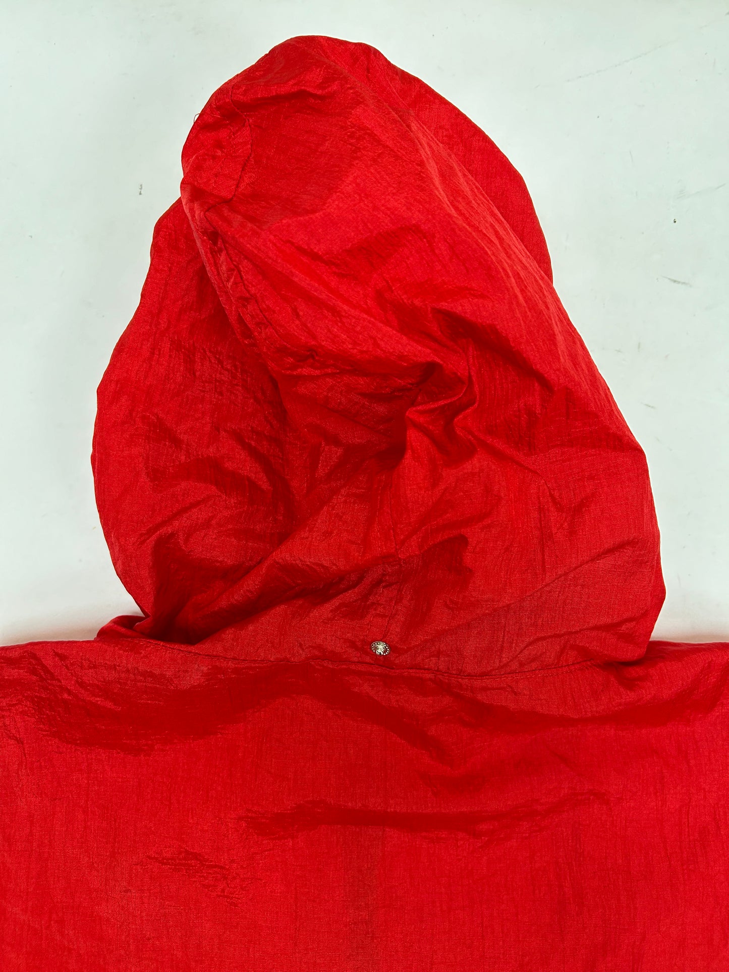 Vintage 90s Marlboro Unlimited Packable Windbreaker Jacket Red Clean XL 28.5x30.75 Inches